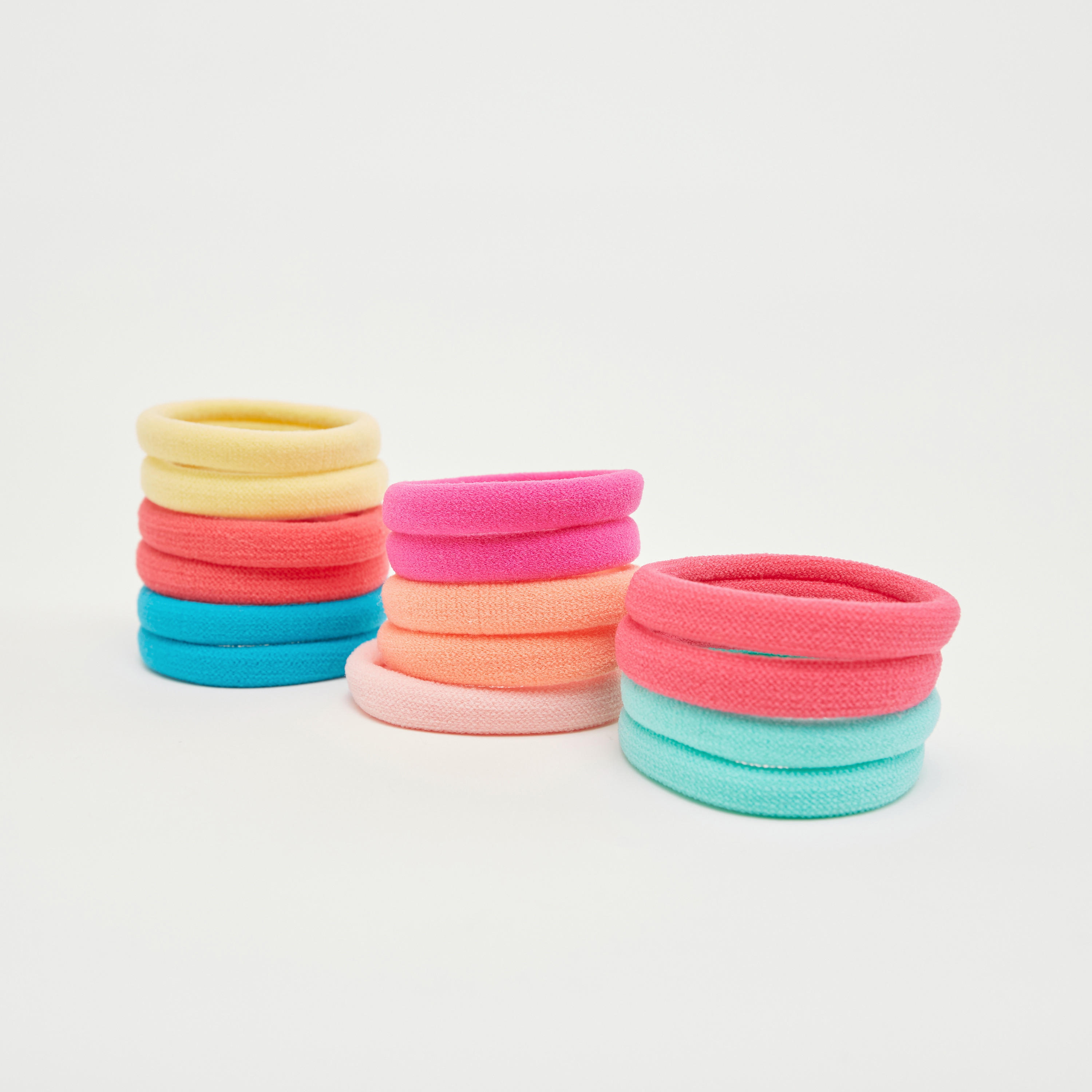 Set of 15 - Solid Elasticated Hair Tie-women-hairaccessories-image-1