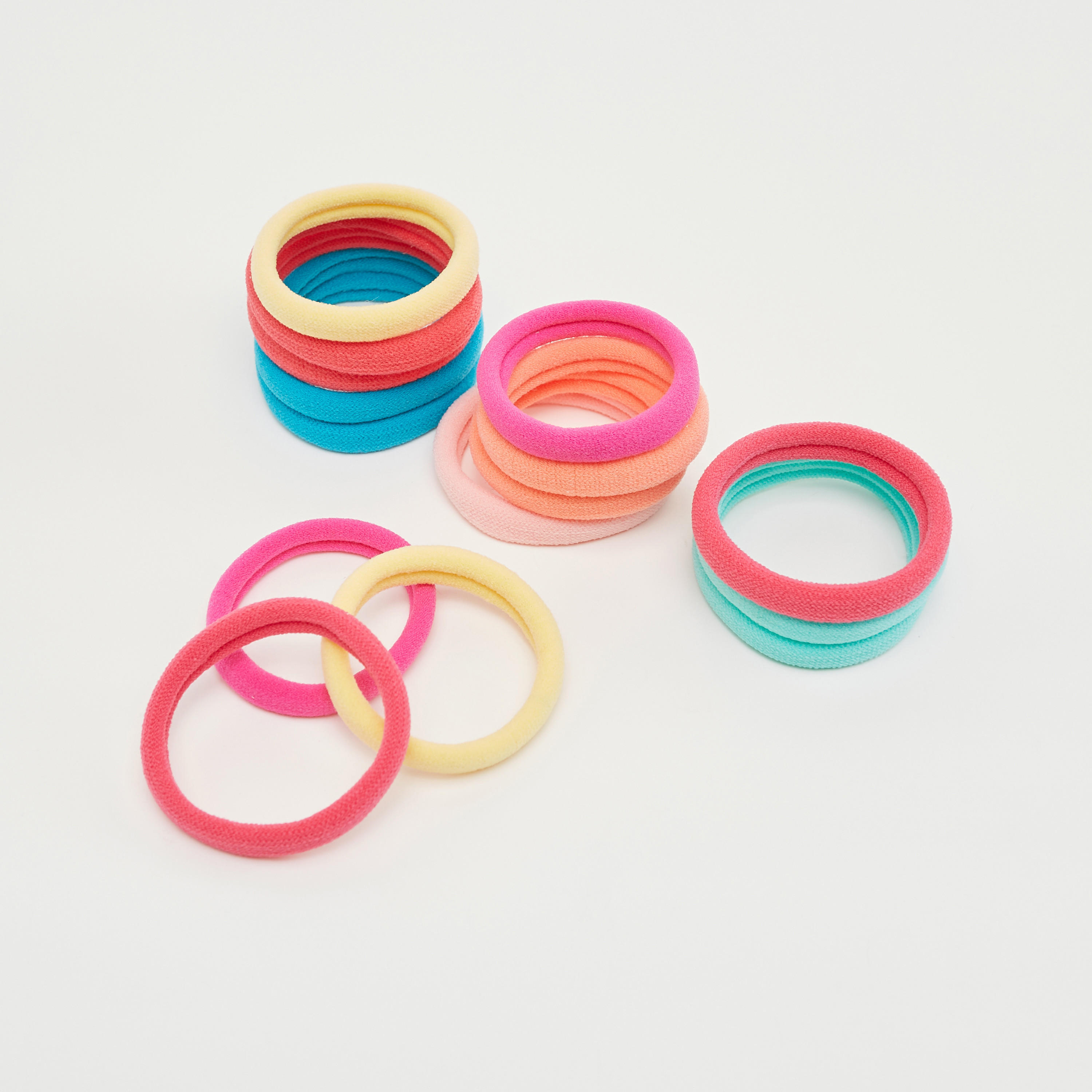 Set of 15 - Solid Elasticated Hair Tie-women-hairaccessories-image-2
