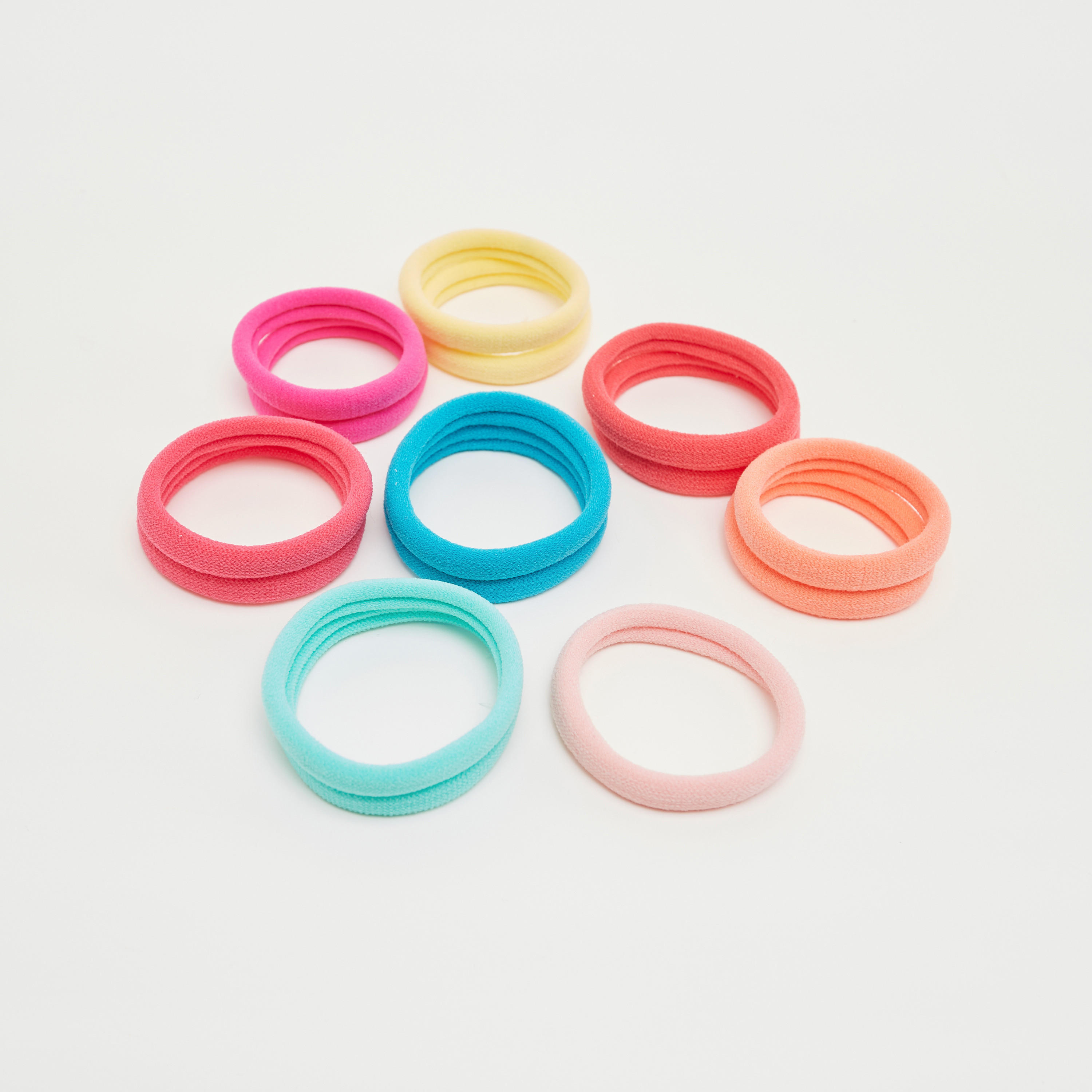 Set of 15 - Solid Elasticated Hair Tie-women-hairaccessories-image-3