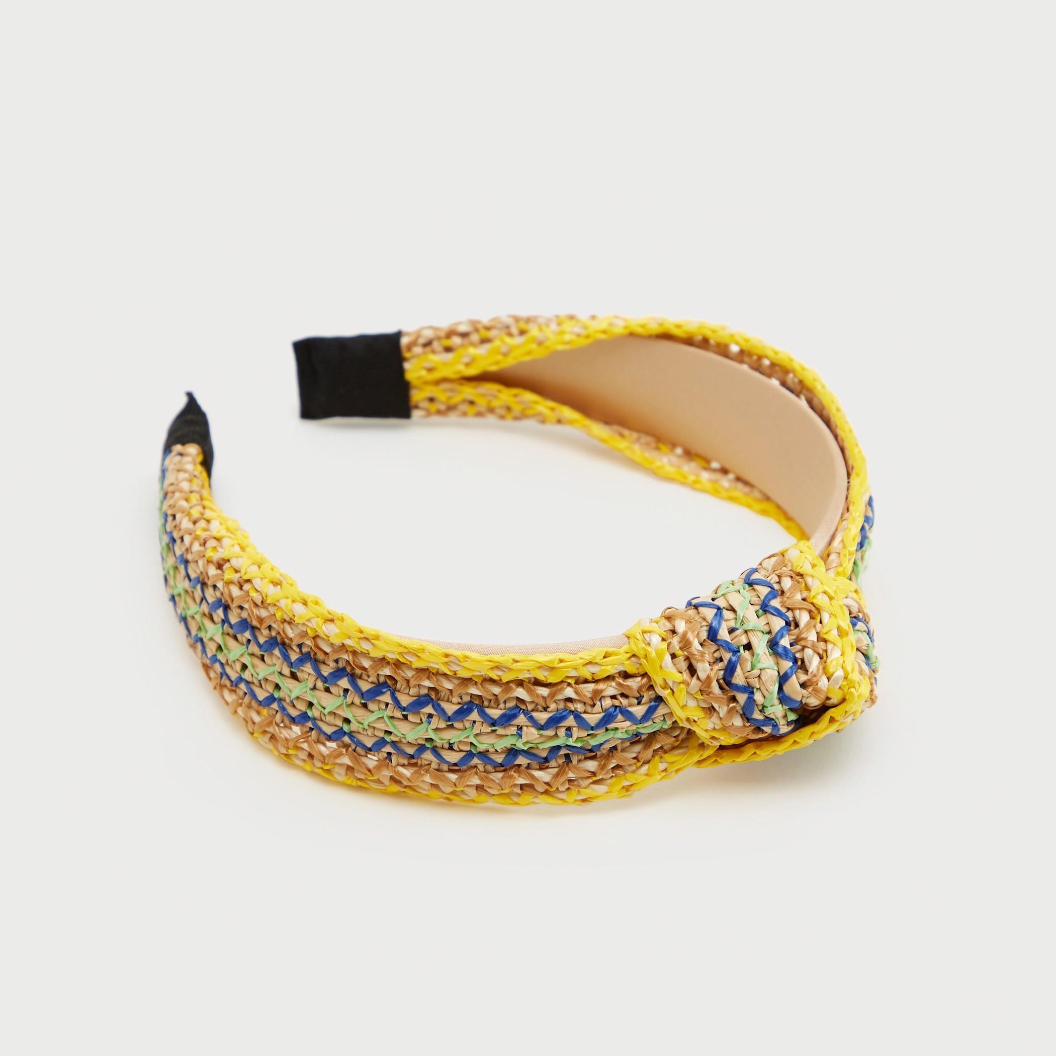 شريطة شعر بارزة الملمس بزينة عقدة مزدوجة-women-hairaccessories-image-5