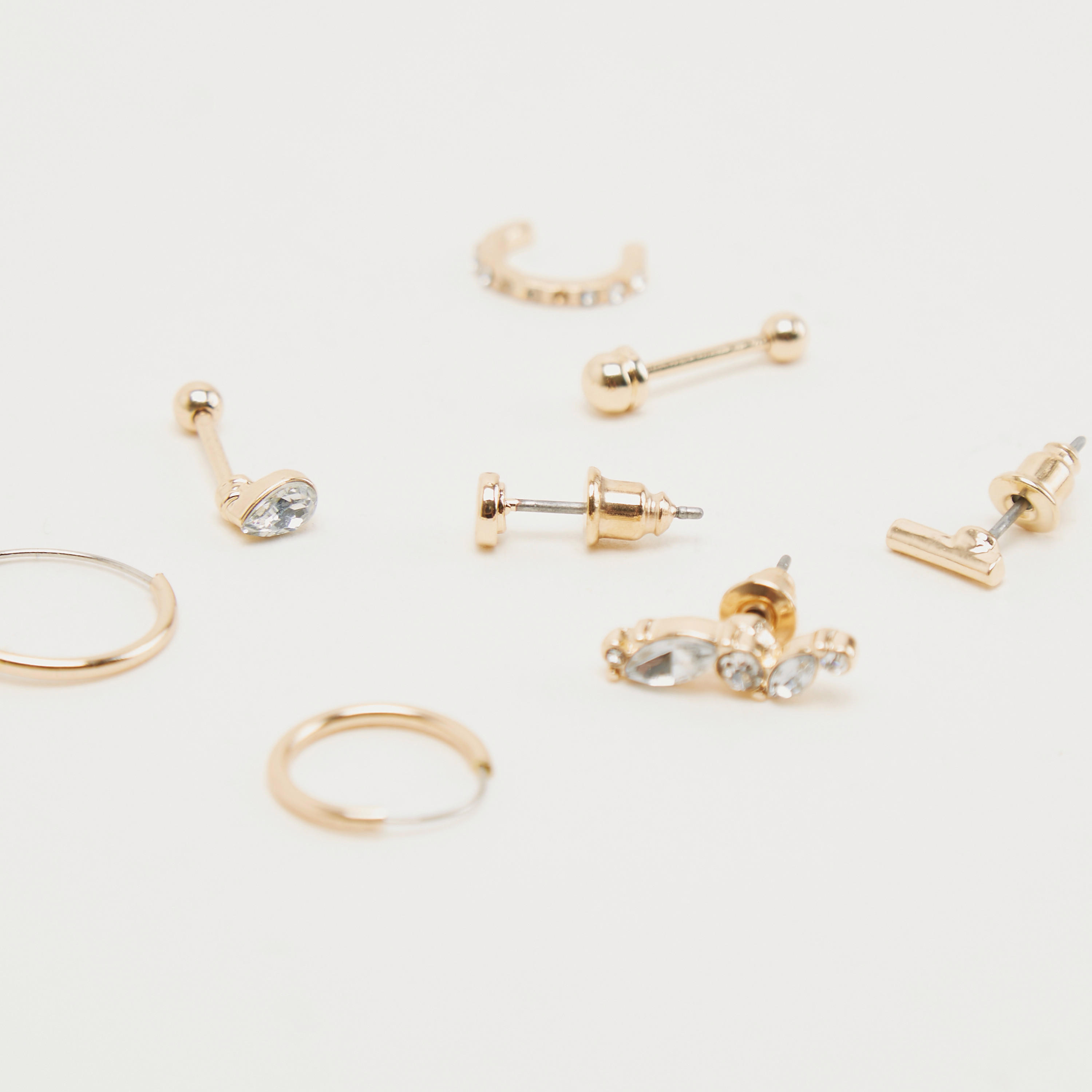 أقراط بتزيينات - طقم من 8 أزواج متنوعة-women-watchesandjewellery-jewellery-earrings-image-2