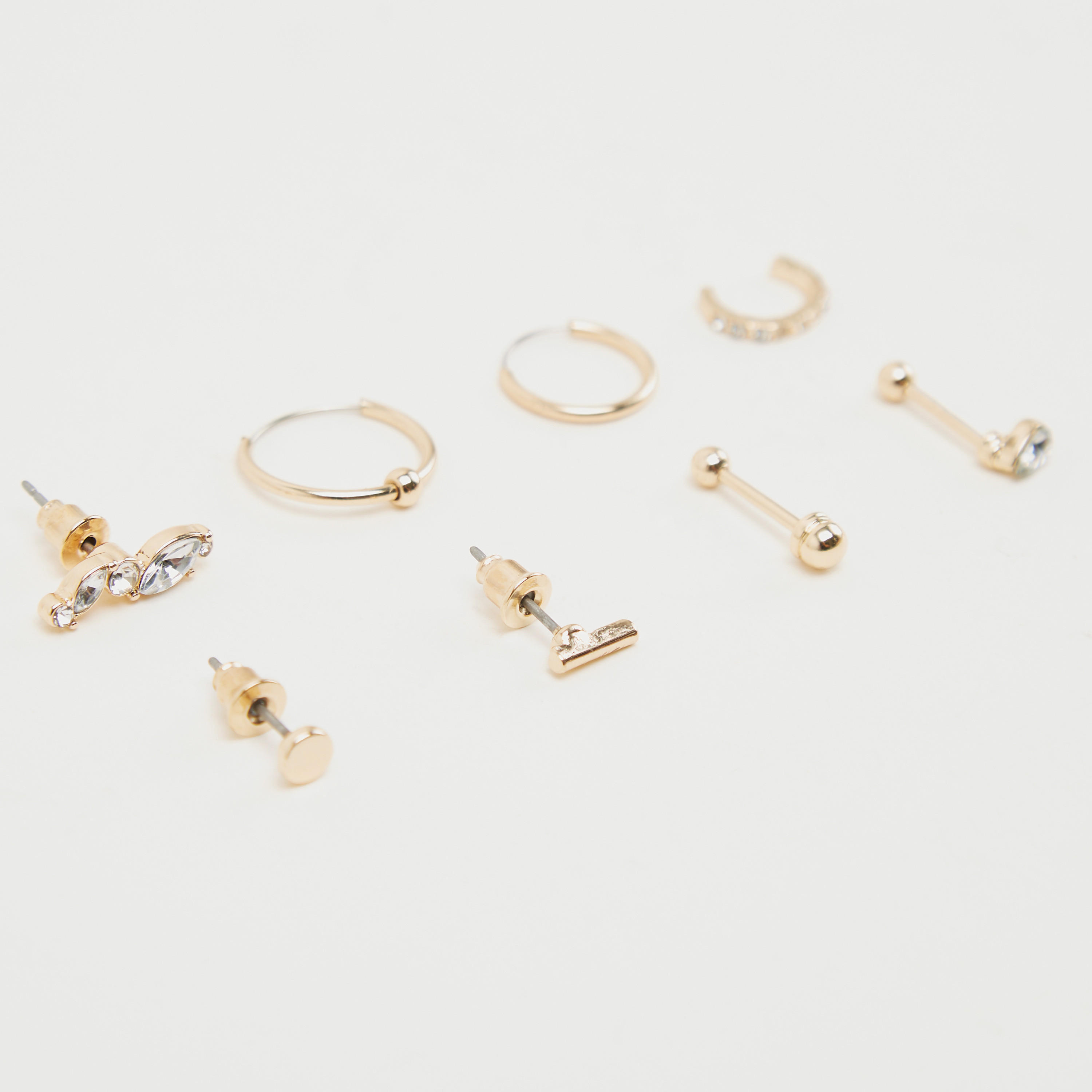 أقراط بتزيينات - طقم من 8 أزواج متنوعة-women-watchesandjewellery-jewellery-earrings-image-4