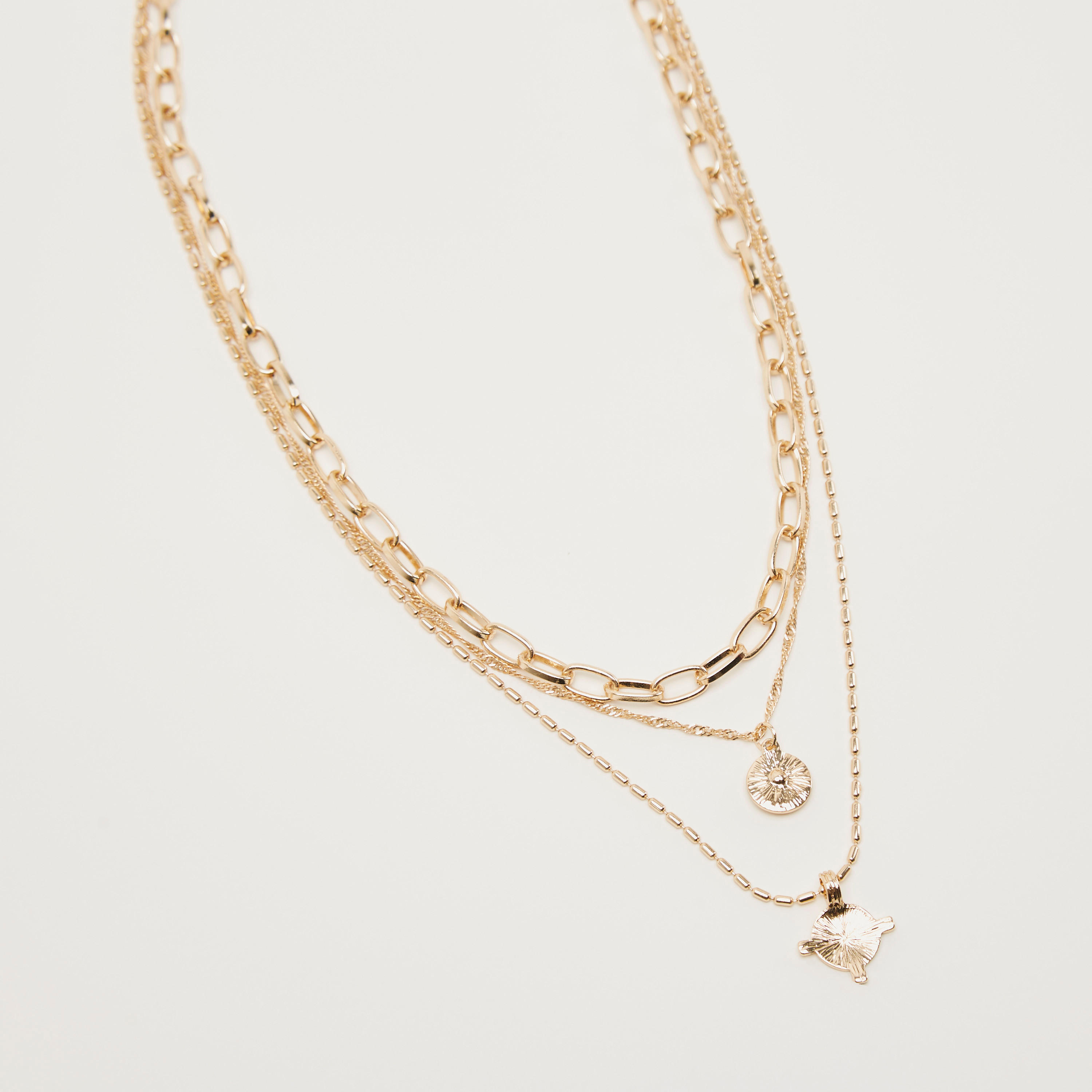 Embellished Multi-Layered Necklace with Lobster Clasp-women-watchesandjewellery-jewellery-necklacesandpendants-image-1