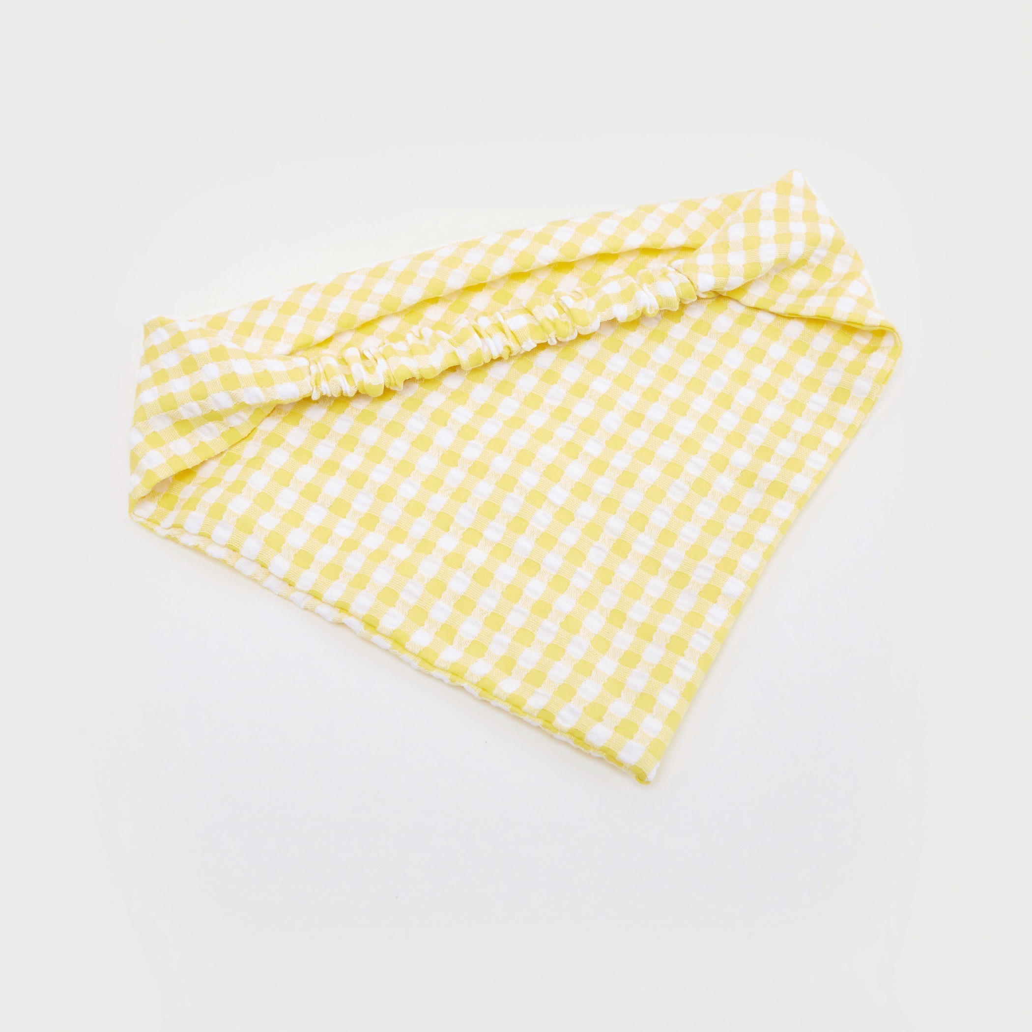 Checked Bandana with Elasticated Strap-women-hairaccessories-image-4