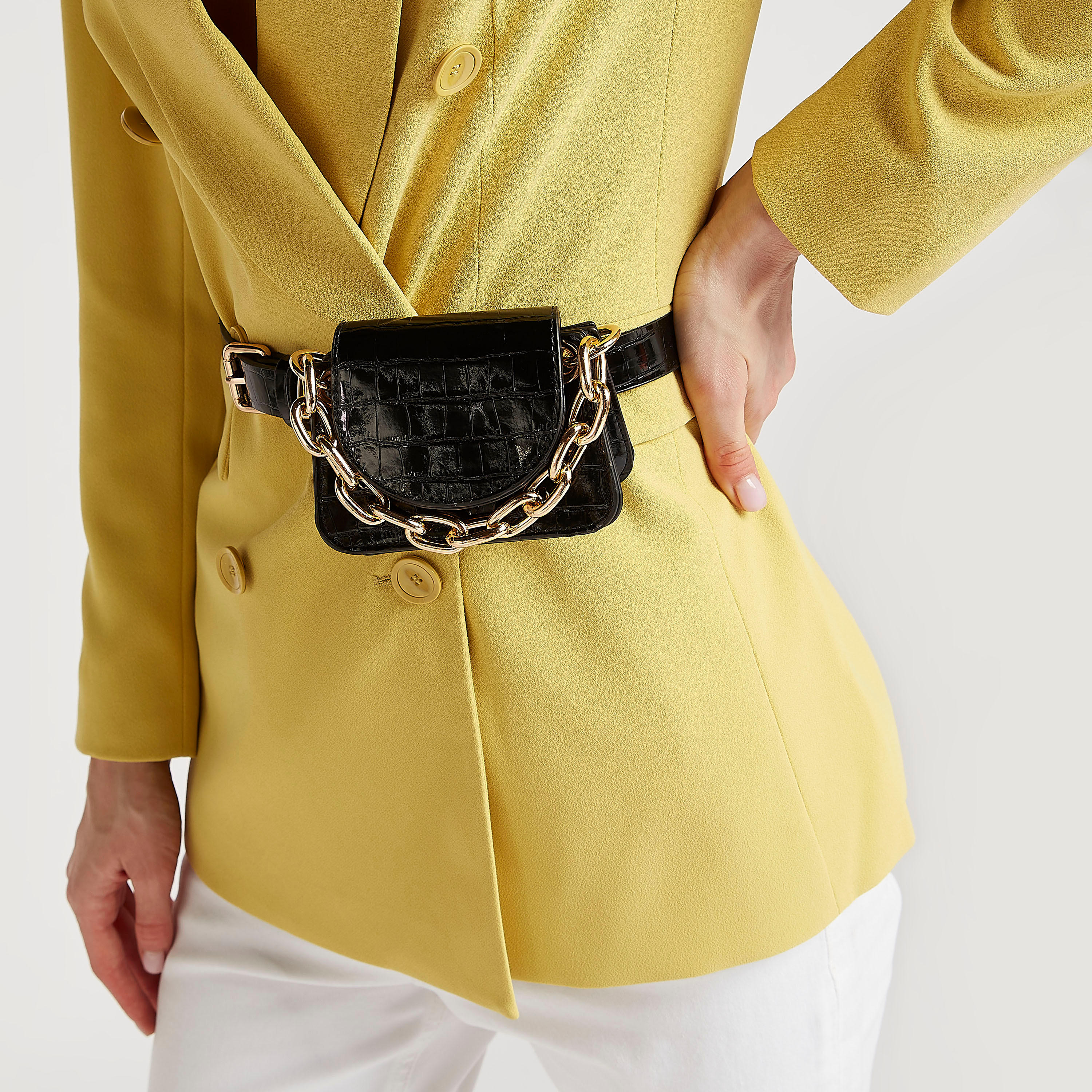 Textured Fanny Pack with Adjustable Straps-women-bagsandwallets-handbags-image-2