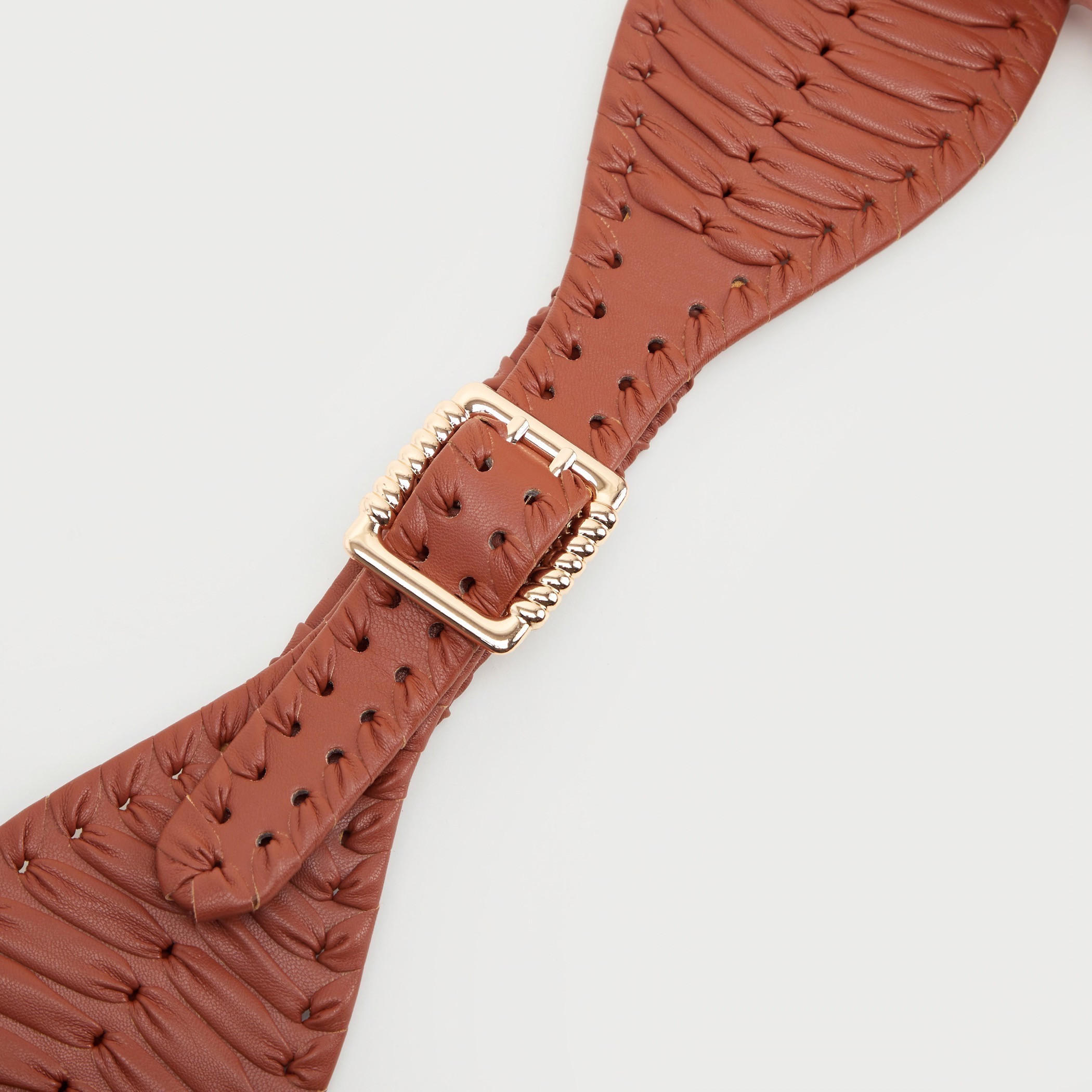 حزام بارز الملمس بإبزيم بدبوس للإغلاق-women-clothingaccessories-belts-image-4
