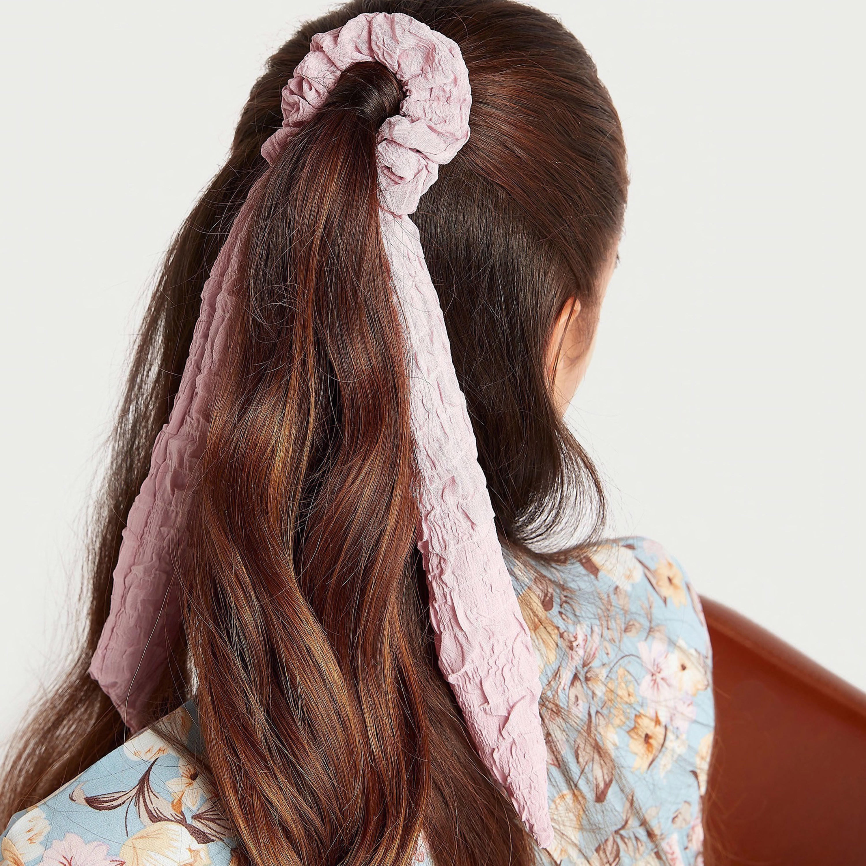 ربطة شعر بارزة الملمس بتفاصيل عقدة-women-hairaccessories-image-2