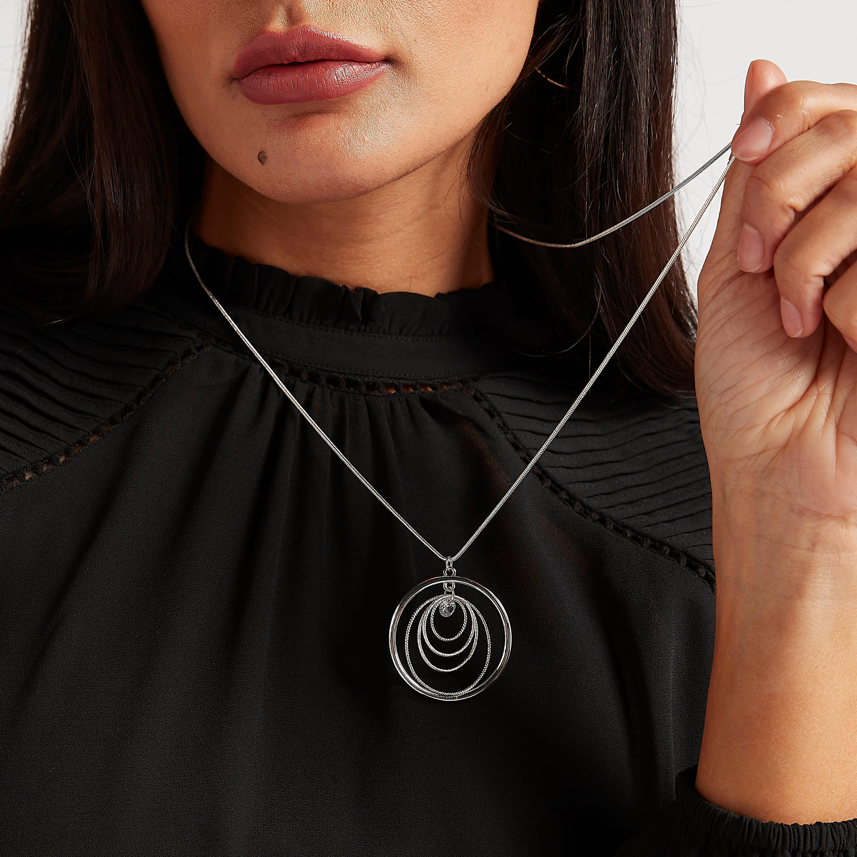 Embellished Pendant Necklace with Lobster Clasp-women-watchesandjewellery-jewellery-necklacesandpendants-image-2