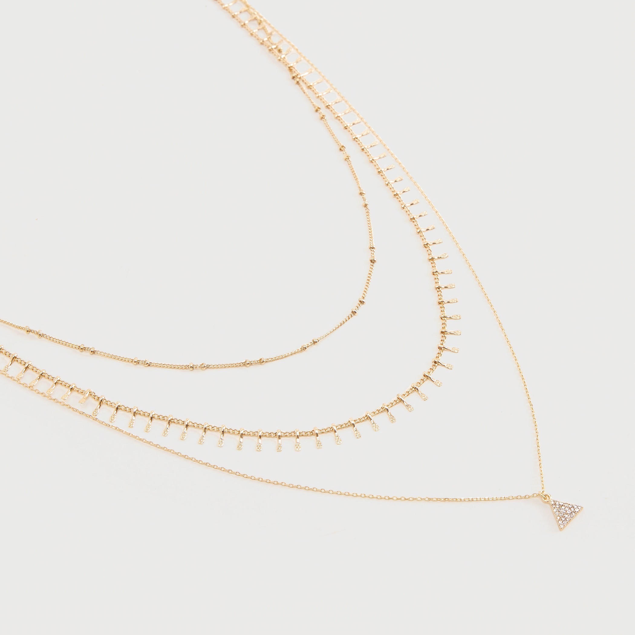 Multi-Layered Embellished Necklace with Lobster Clasp-women-watchesandjewellery-jewellery-necklacesandpendants-image-1