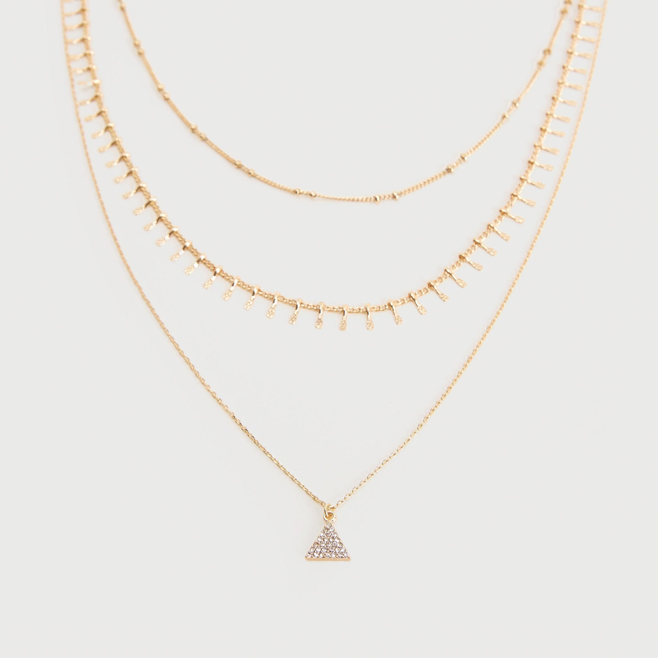 Multi-Layered Embellished Necklace with Lobster Clasp-women-watchesandjewellery-jewellery-necklacesandpendants-image-4