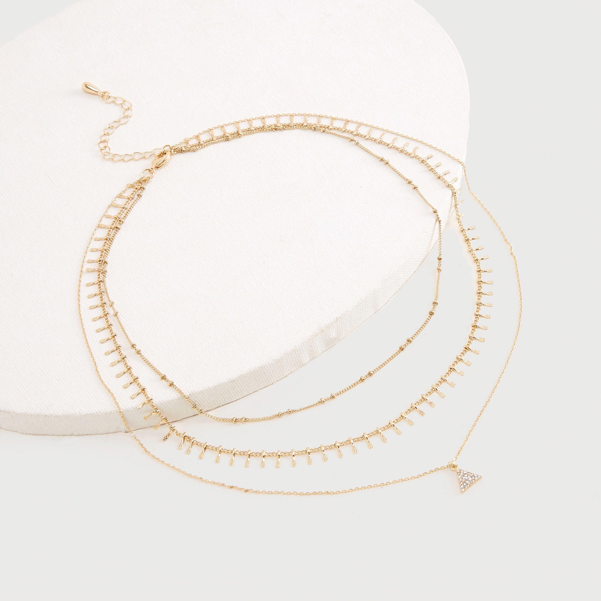 Multi-Layered Embellished Necklace with Lobster Clasp-women-watchesandjewellery-jewellery-necklacesandpendants-image-5