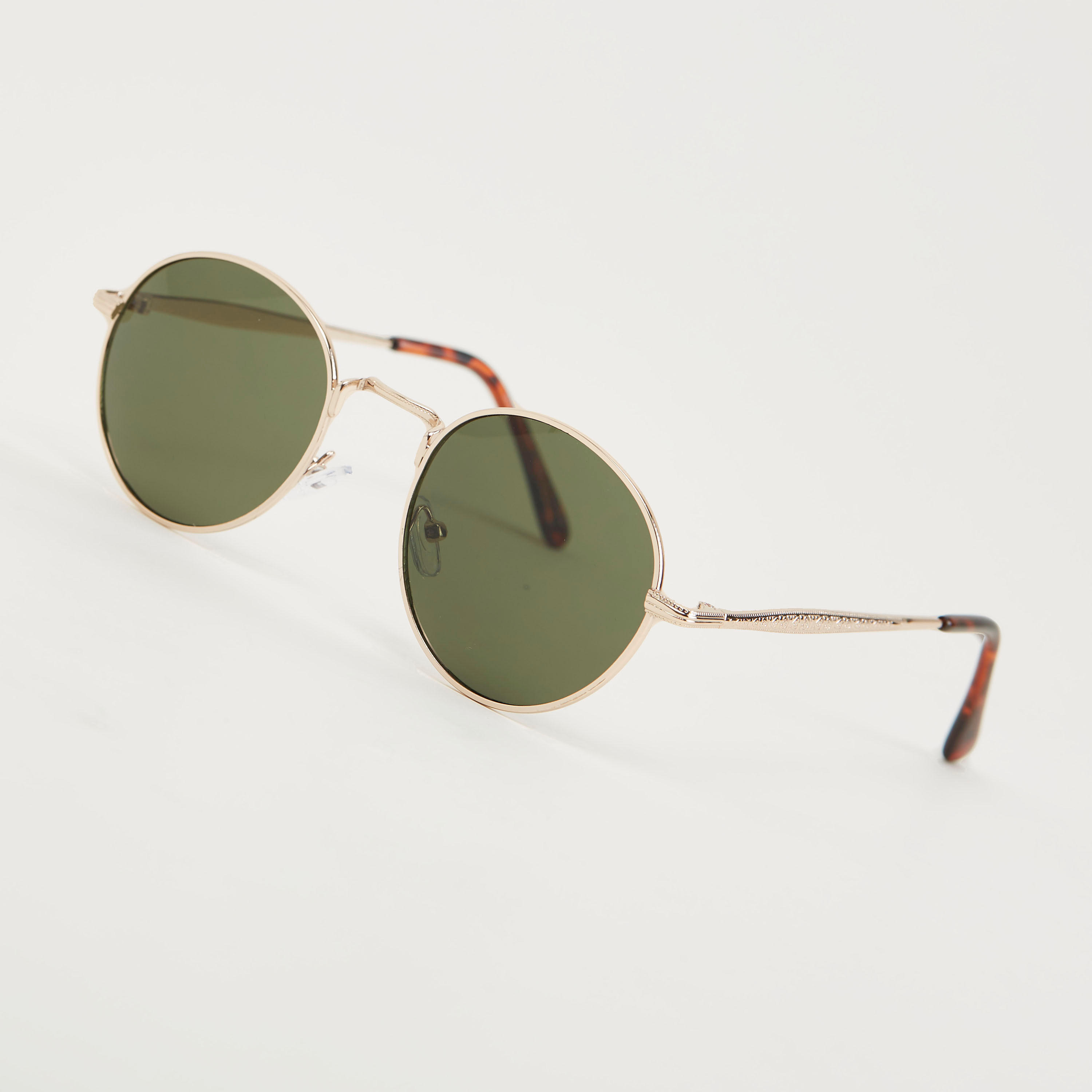 نظّارة شمسية مستديرة بإطار كامل ووسادات للأنف-women-sunglasses-image-5
