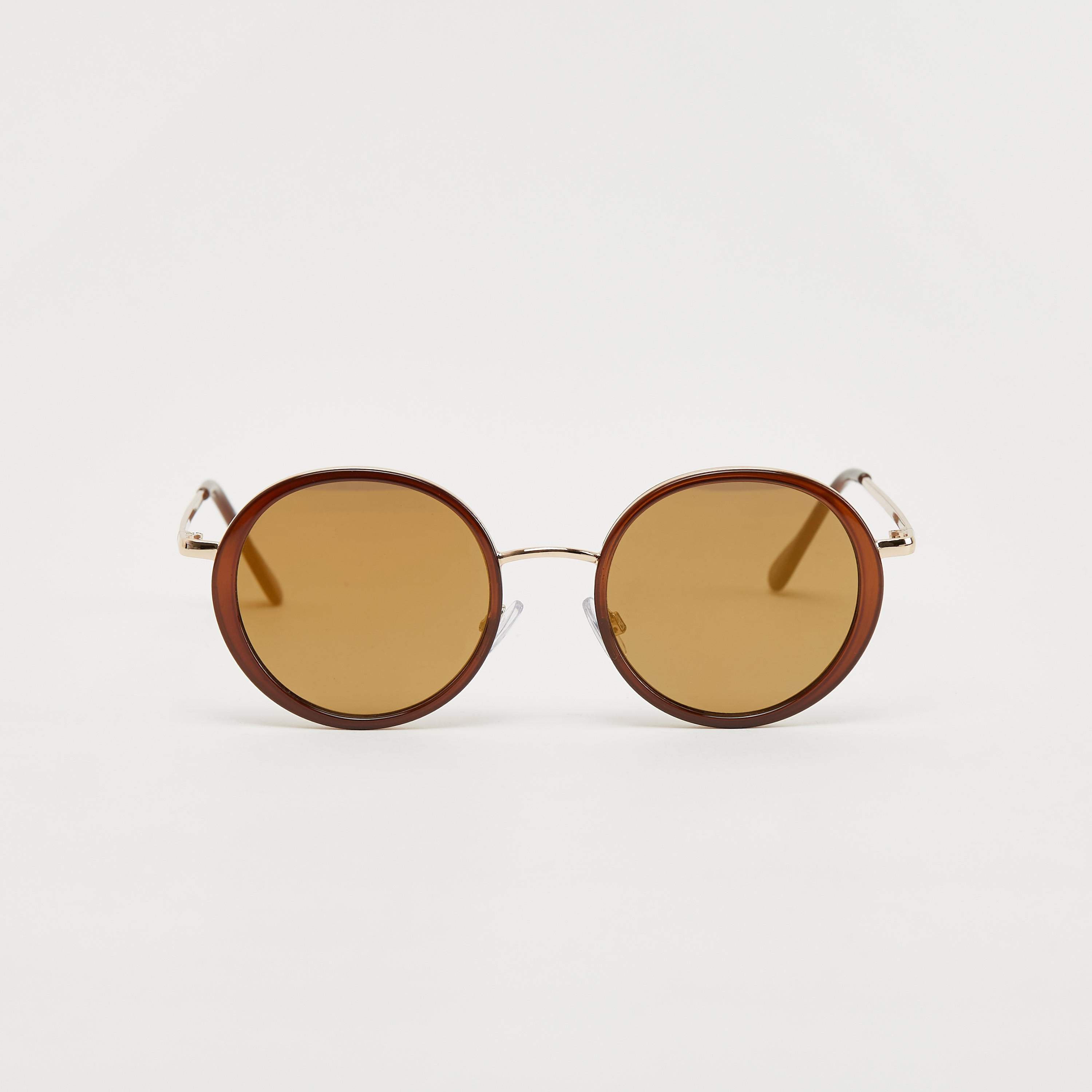 نظّارة شمسية مستديرة بإطار كامل ووسادات للأنف-women-sunglasses-image-1