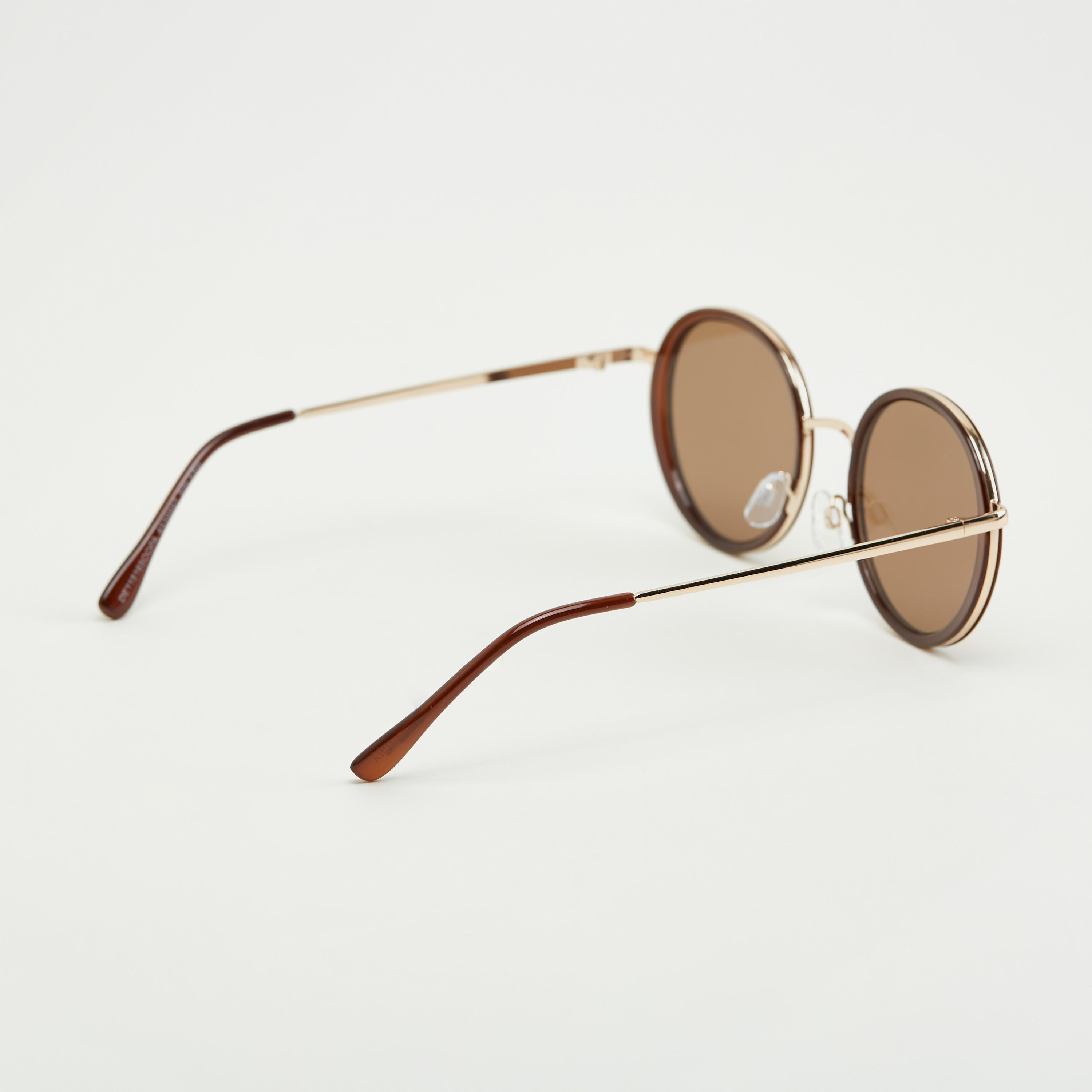 نظّارة شمسية مستديرة بإطار كامل ووسادات للأنف-women-sunglasses-image-4