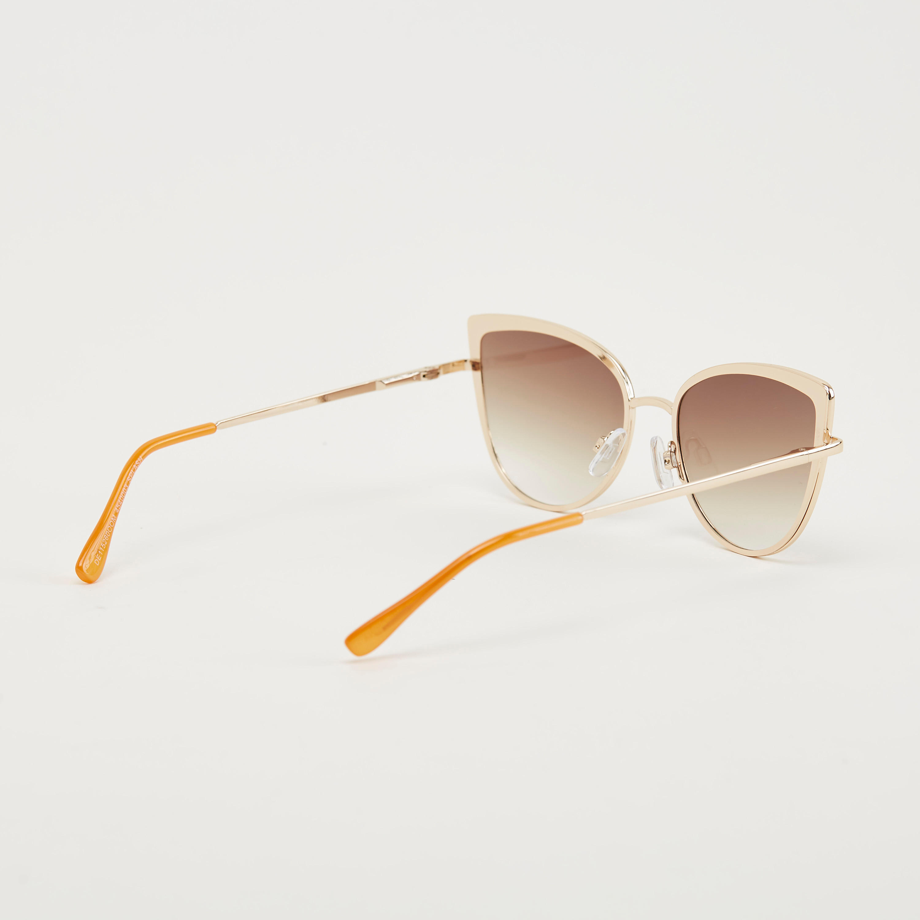 نظّارة شمسيّة بإطار عين قطة وعدسات ملوّنة ووسادات أنف-women-sunglasses-image-3