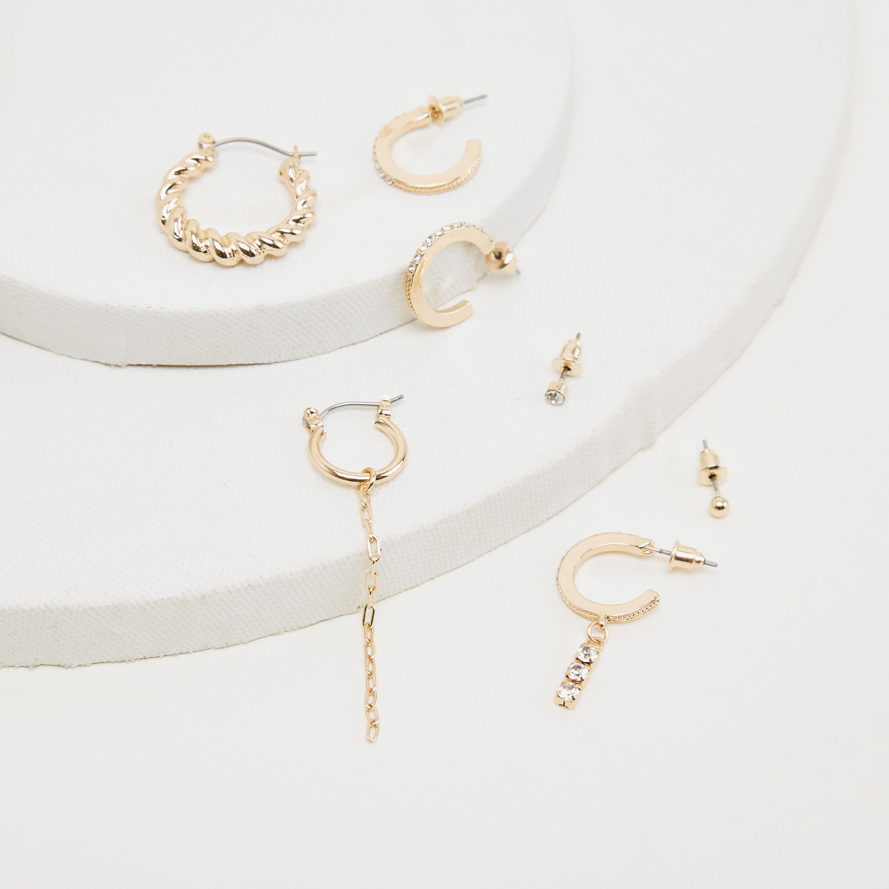 Set of 7- Assorted Embellished Earrings-women-watchesandjewellery-jewellery-earrings-image-4