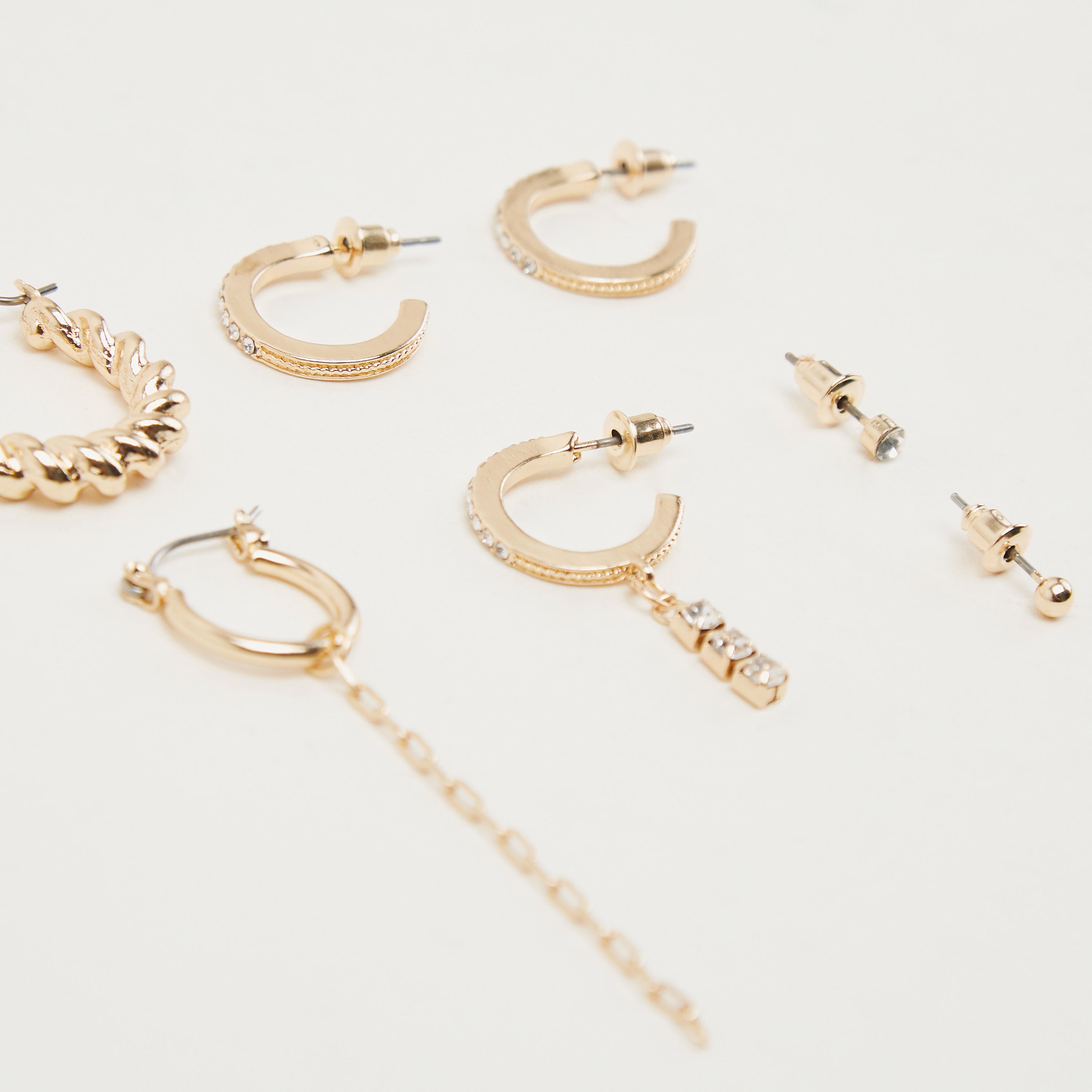 حلقان بتزيينات متنوعة - طقم من 7-women-watchesandjewellery-jewellery-earrings-image-5