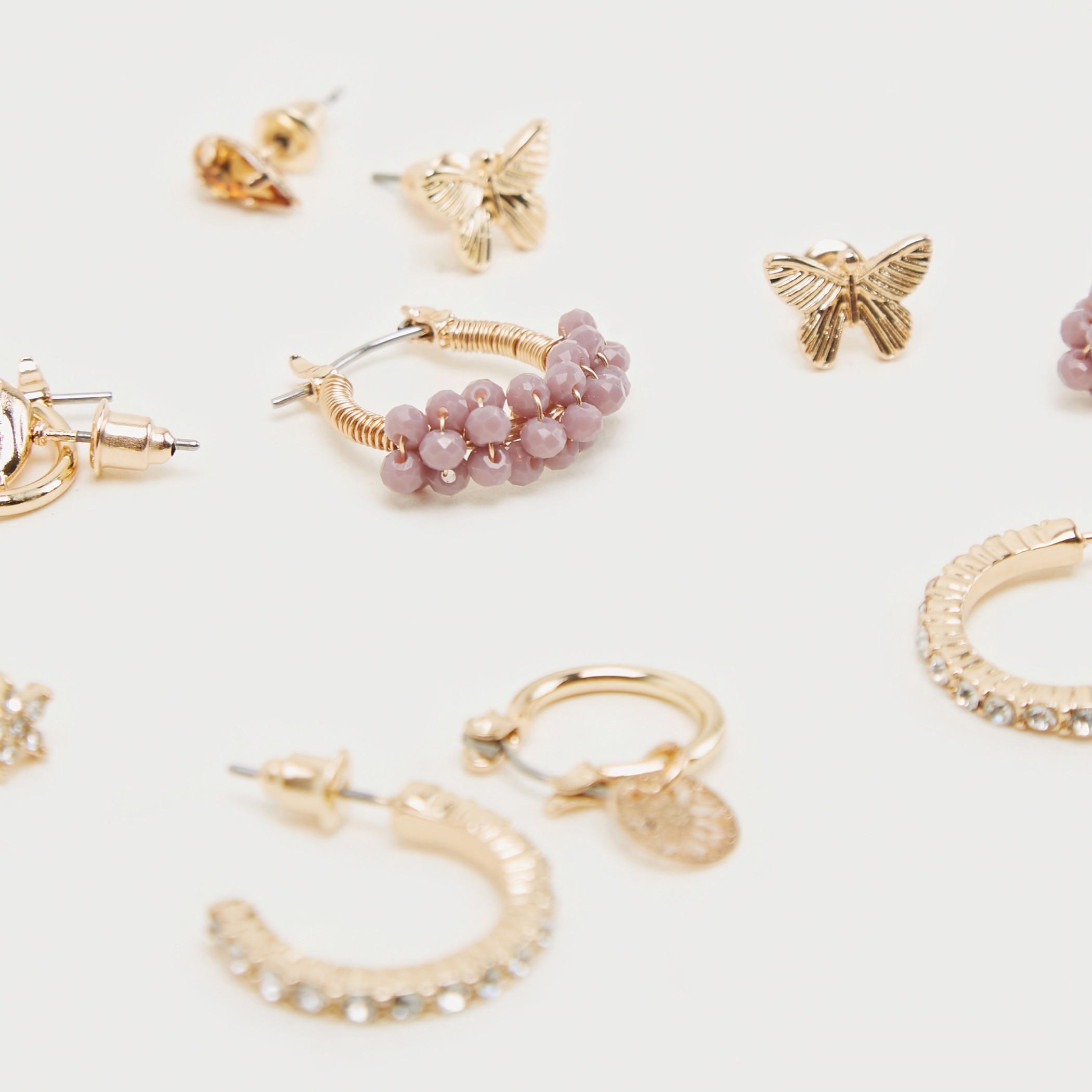 Set of 6 - Assorted Embellished Earrings-women-watchesandjewellery-jewellery-earrings-image-3