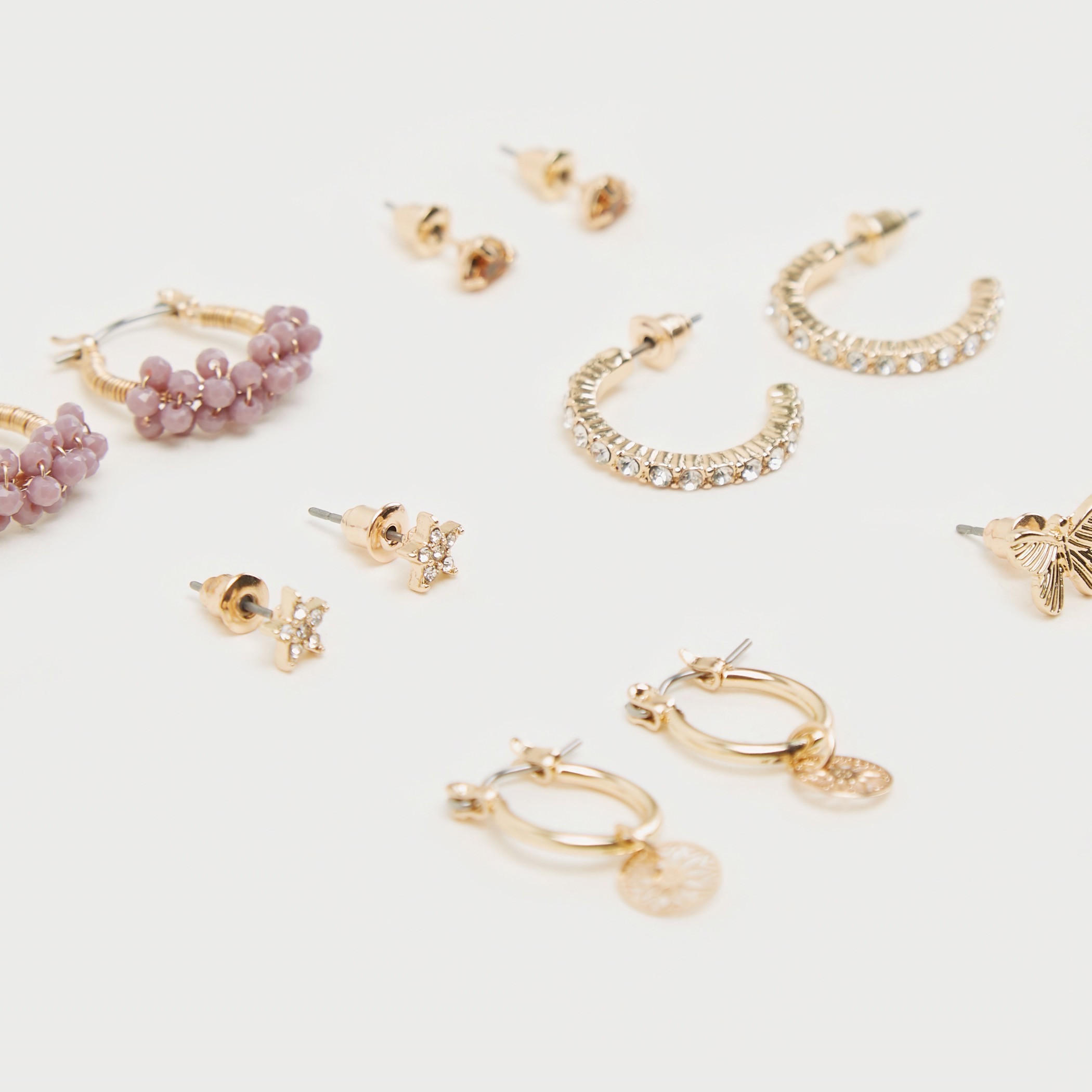 Set of 6 - Assorted Embellished Earrings-women-watchesandjewellery-jewellery-earrings-image-5