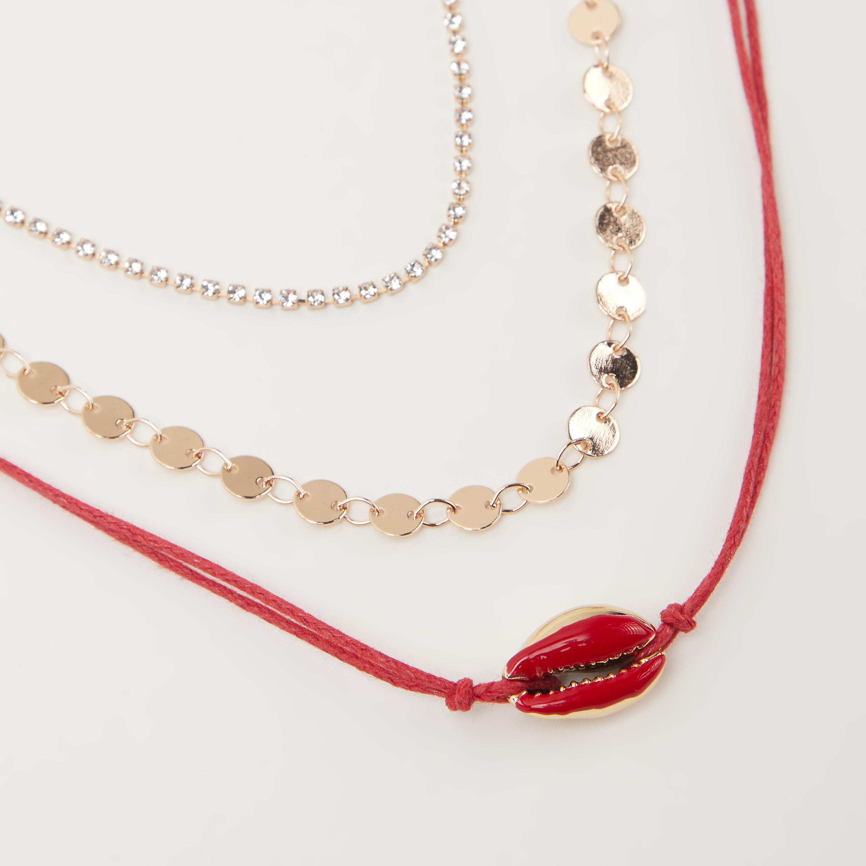 قلادة - طقم من 3 قطع متنوّعة-women-watchesandjewellery-jewellery-necklacesandpendants-image-3