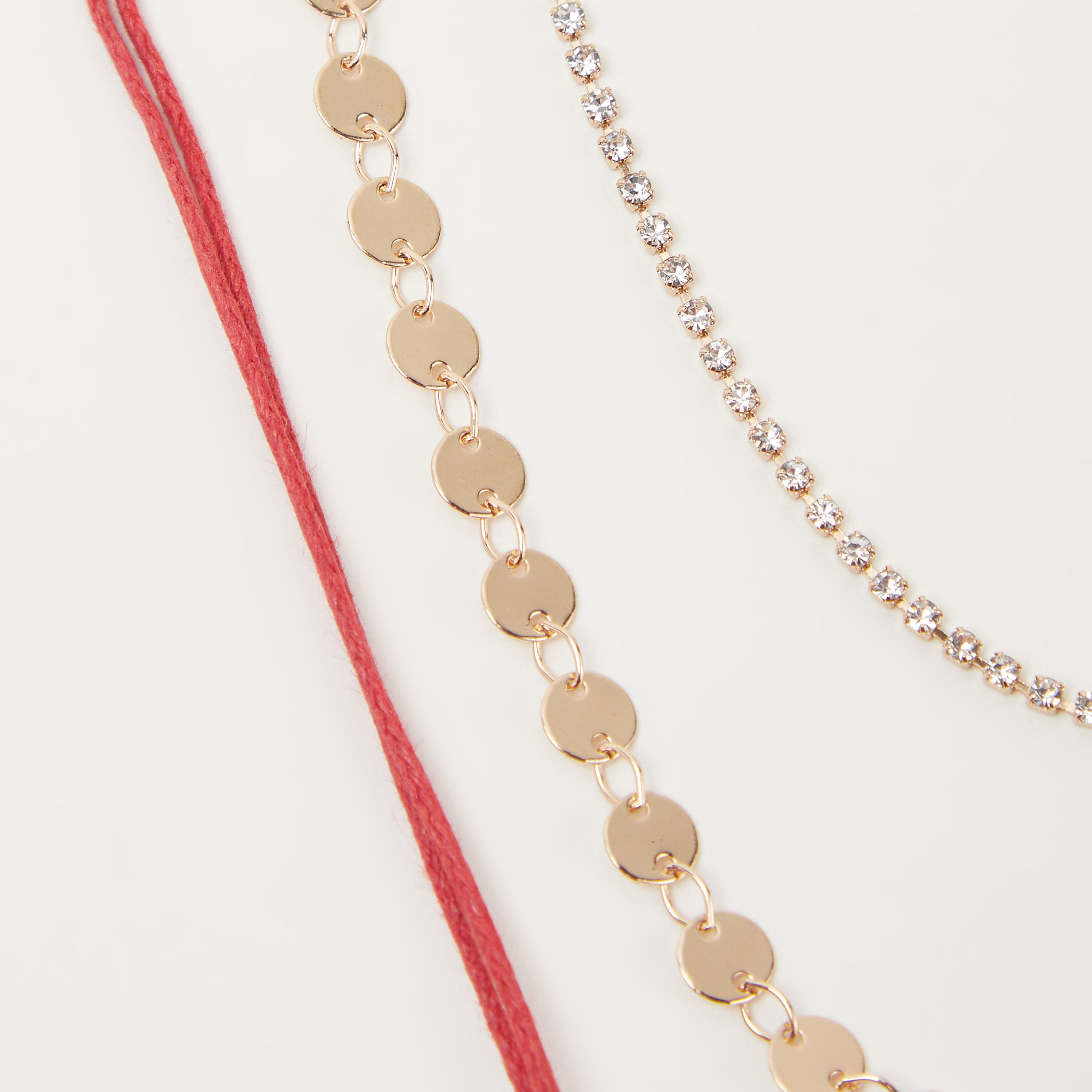 قلادة - طقم من 3 قطع متنوّعة-women-watchesandjewellery-jewellery-necklacesandpendants-image-2