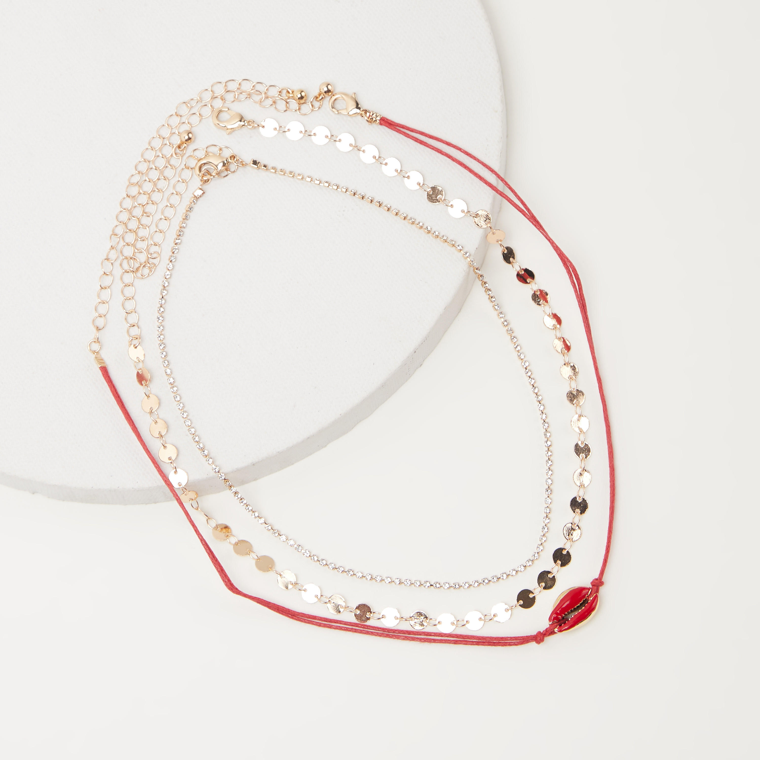 قلادة - طقم من 3 قطع متنوّعة-women-watchesandjewellery-jewellery-necklacesandpendants-image-1