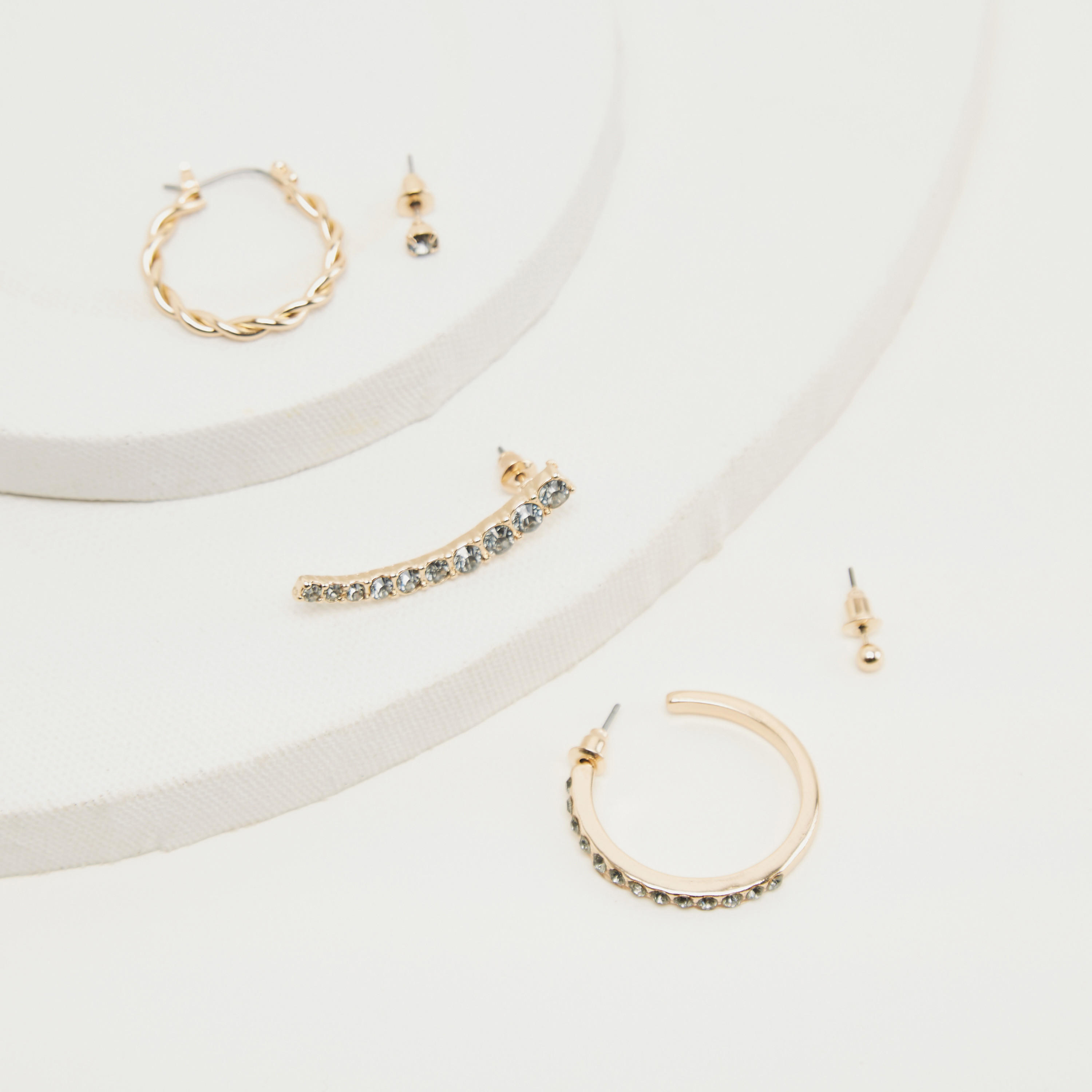 Set of 5 - Assorted Embellished Earrings-women-watchesandjewellery-jewellery-earrings-image-4