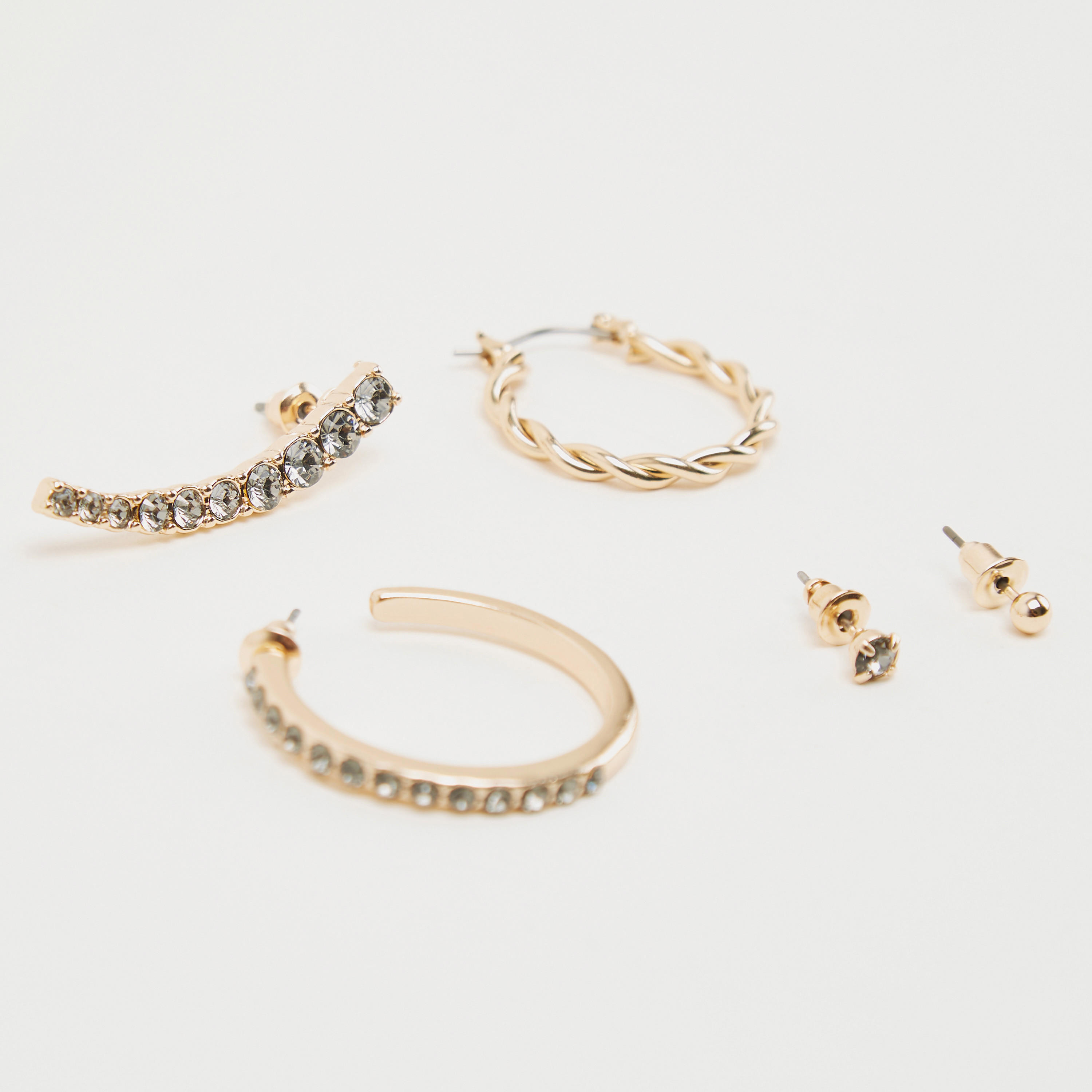 حلقان بتزيينات متنوعة - طقم من 5-women-watchesandjewellery-jewellery-earrings-image-5