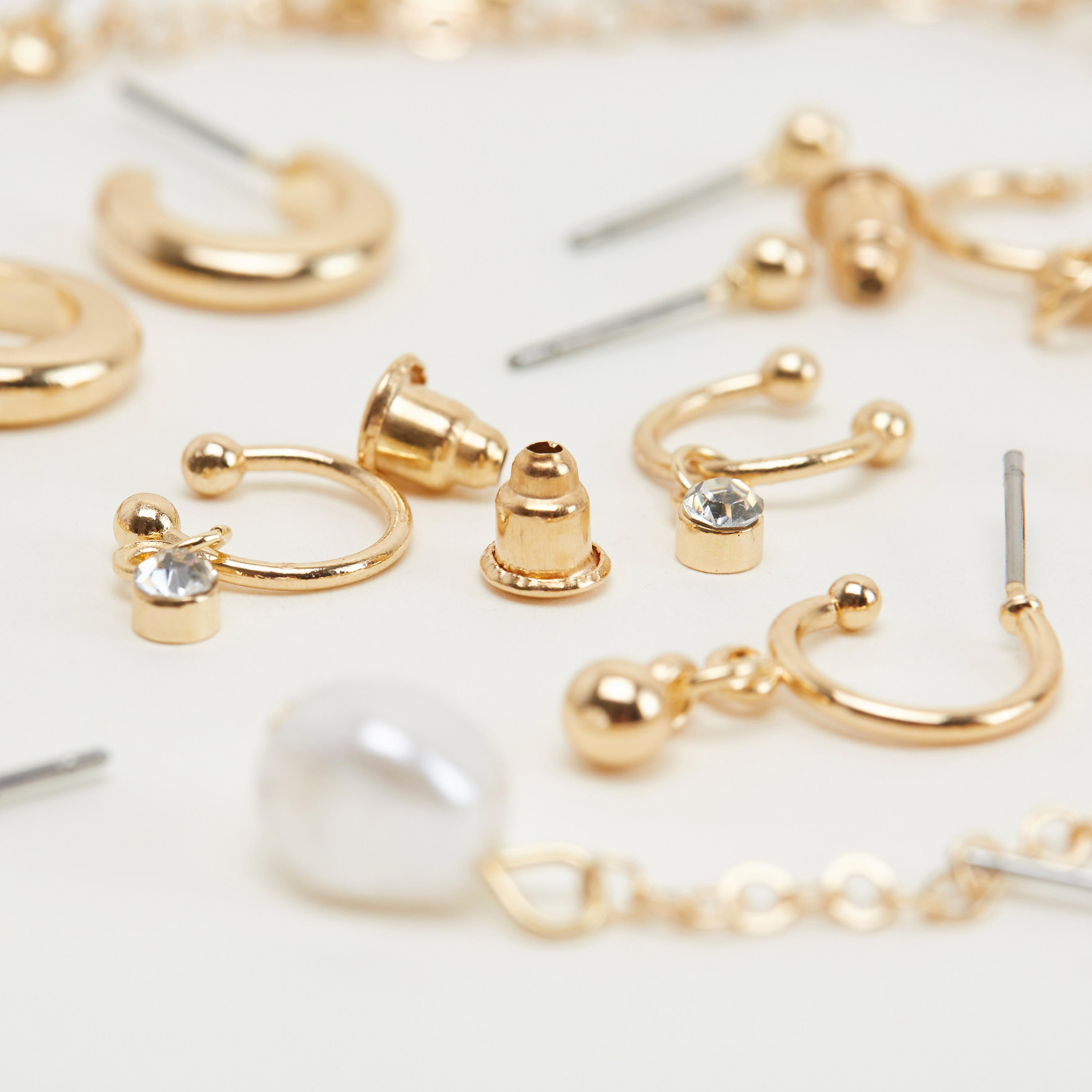 Set of 6 - Assorted Embellished Earrings-women-watchesandjewellery-jewellery-earrings-image-2