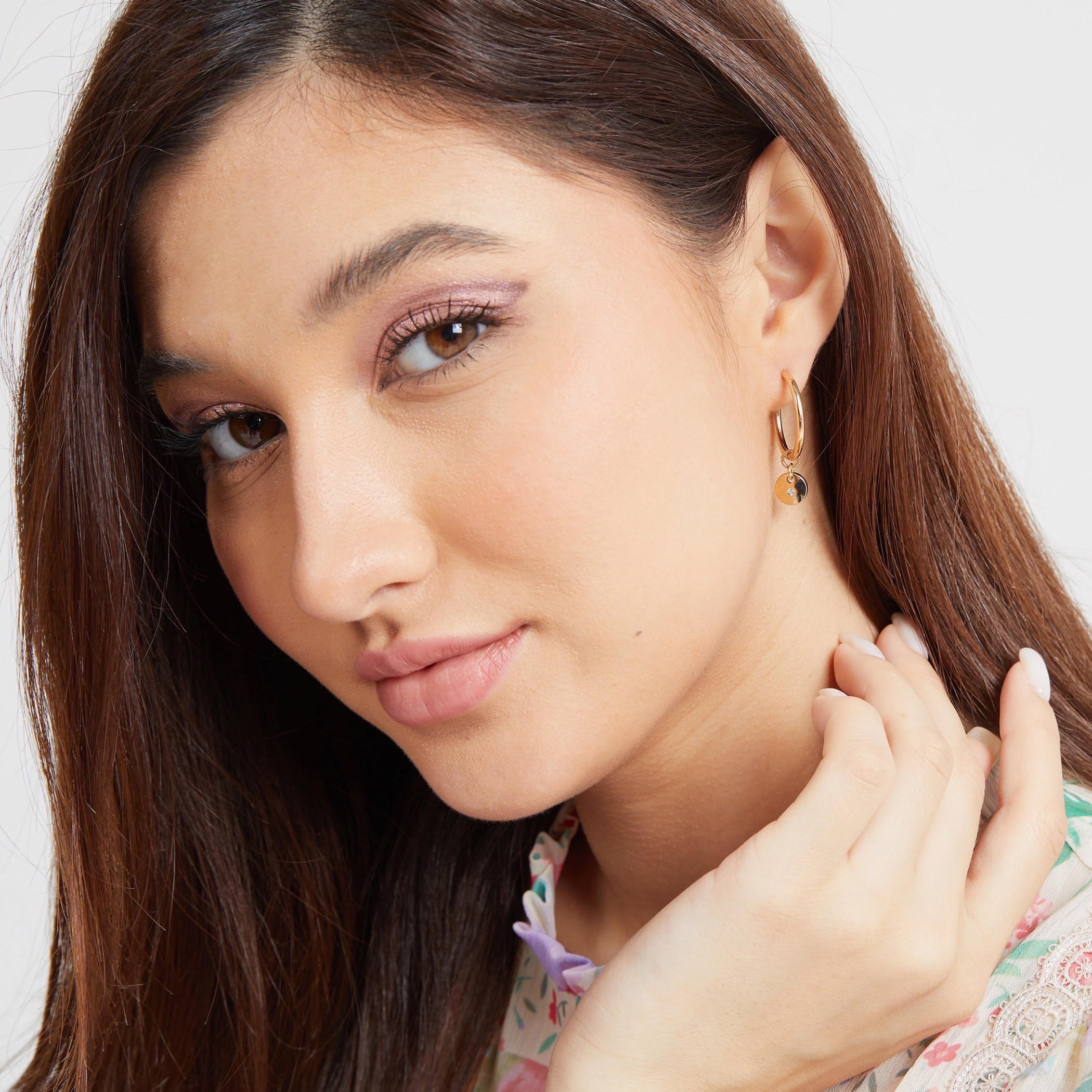 Set of 6 - Embellished Hoop Earrings-women-watchesandjewellery-jewellery-earrings-image-2
