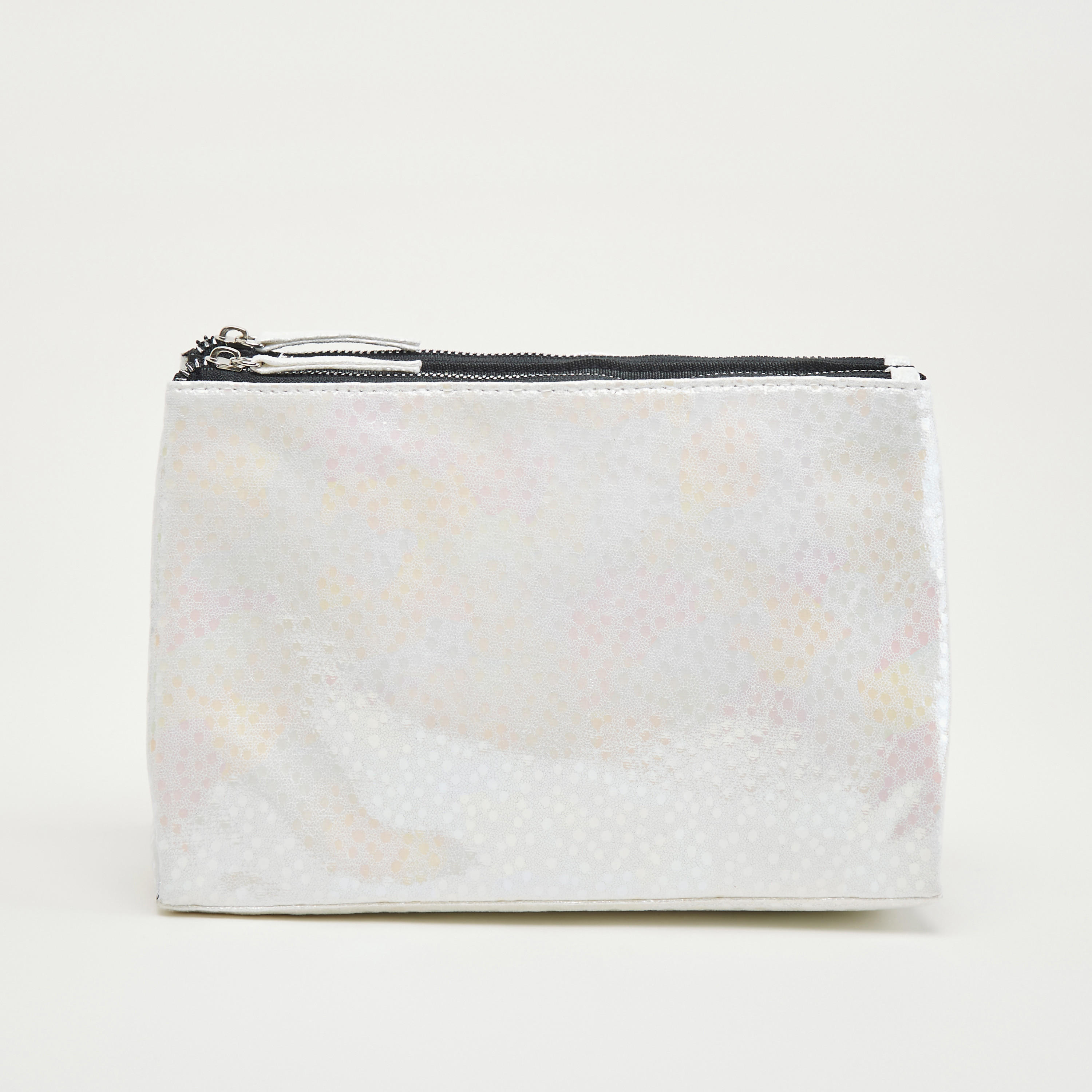 Solid Pouch with Zipper Closure-women-bagsandwallets-handbags-image-1