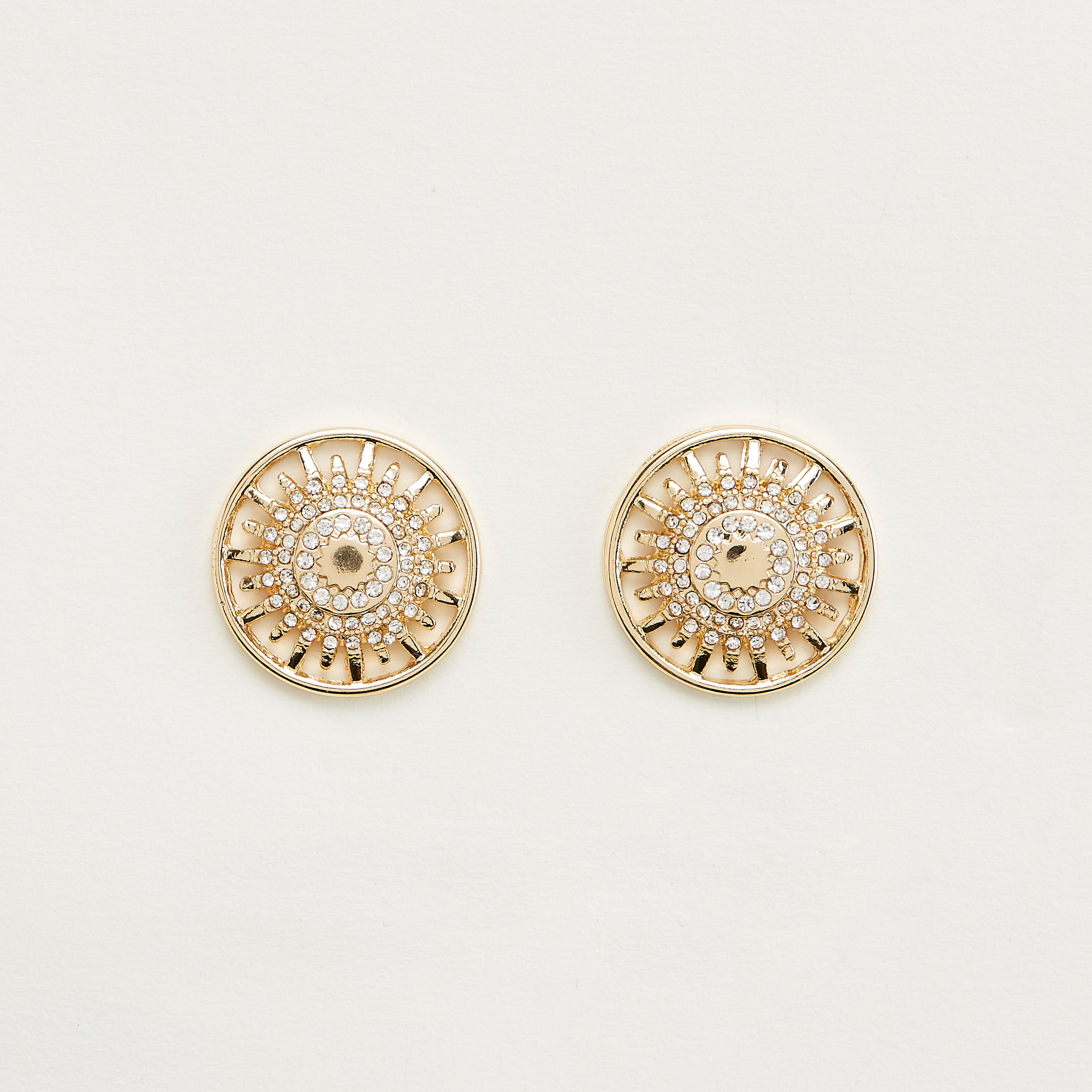 Embellished Stud Earrings with Pushback Closure-women-watchesandjewellery-jewellery-earrings-image-2