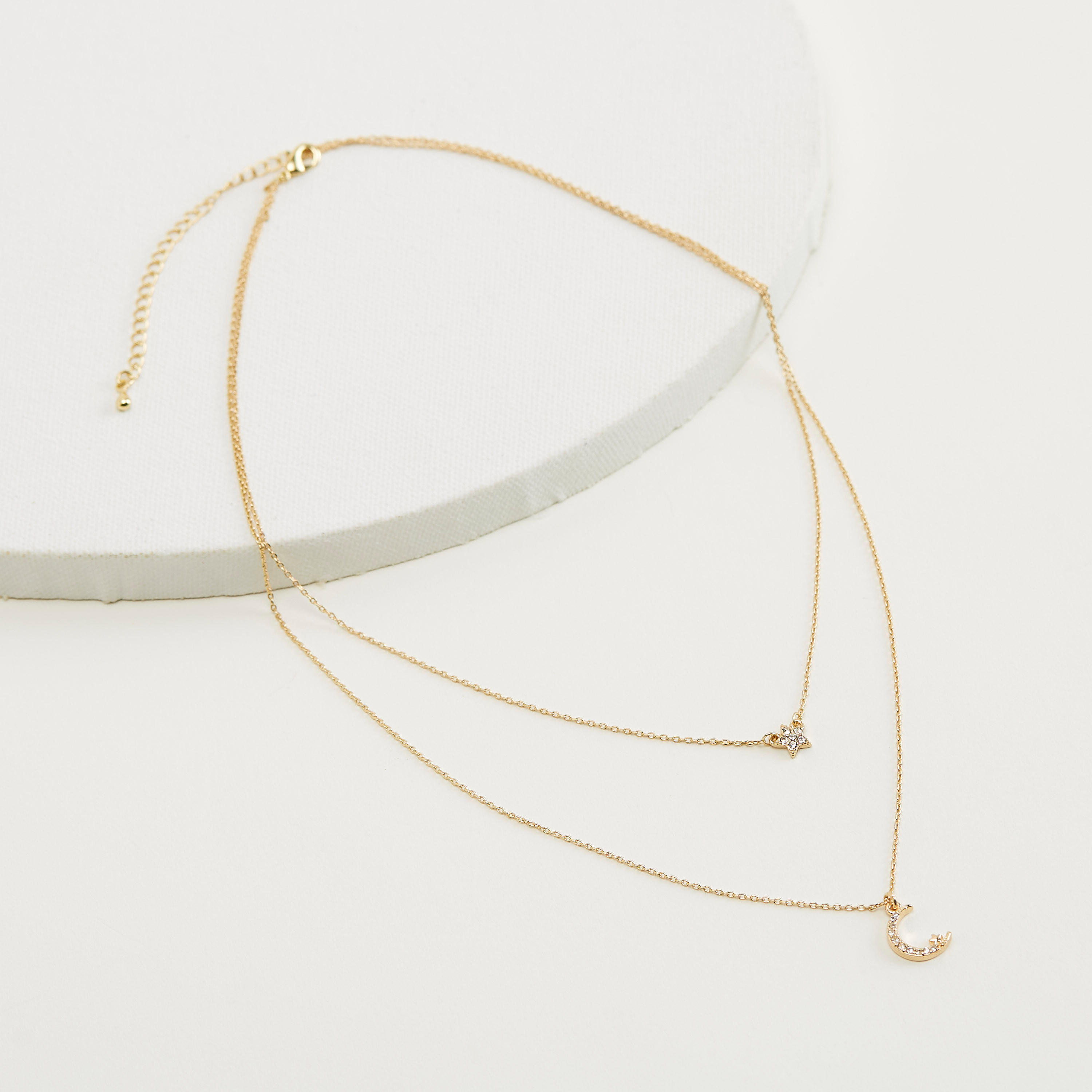 عقد متعدد الطبقات مزيّن بمشبك إغلاق-women-watchesandjewellery-jewellery-necklacesandpendants-image-3