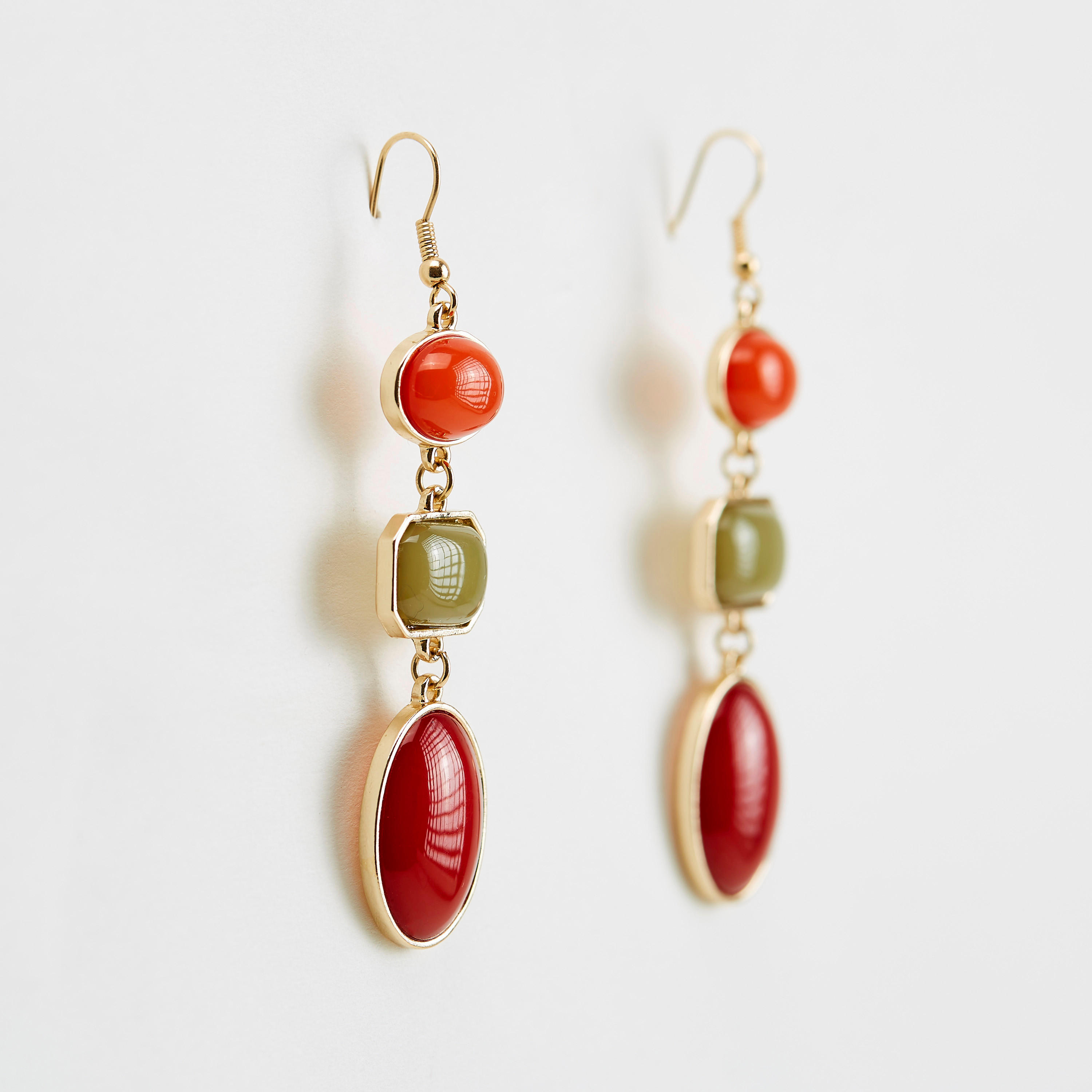 Embellished Dangling Earrings-women-watchesandjewellery-jewellery-earrings-image-1