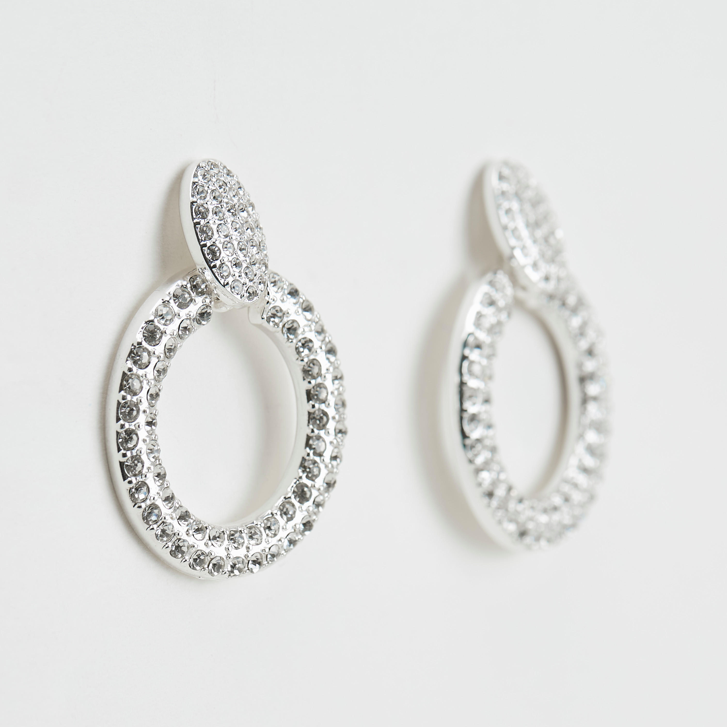 Embellished Dangling Earrings with Pushback Closure-women-watchesandjewellery-jewellery-earrings-image-1