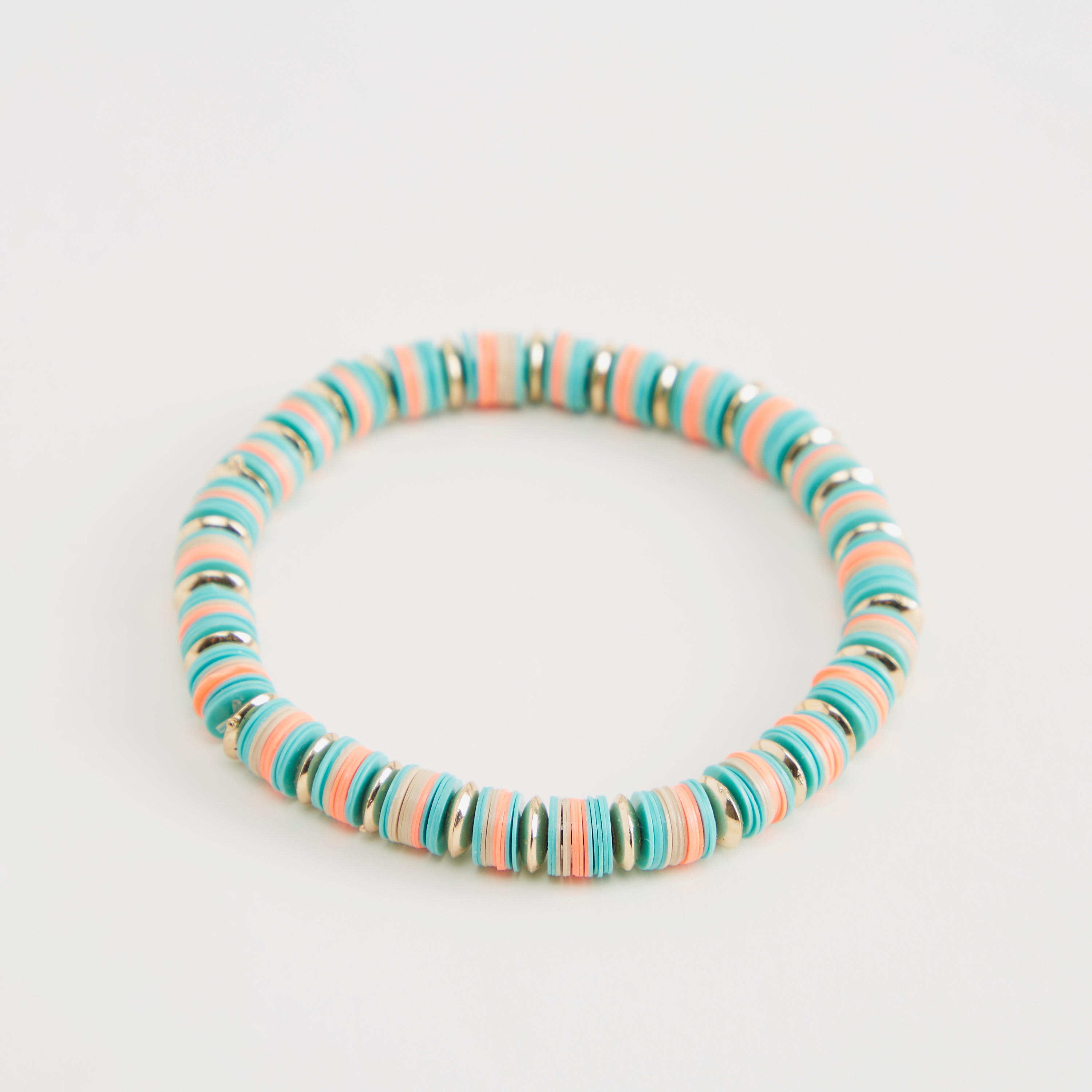 طقم أساور مطاطية دائرية مطرزة بالخرز - 8 قطع-women-watchesandjewellery-jewellery-banglesandbracelets-image-1