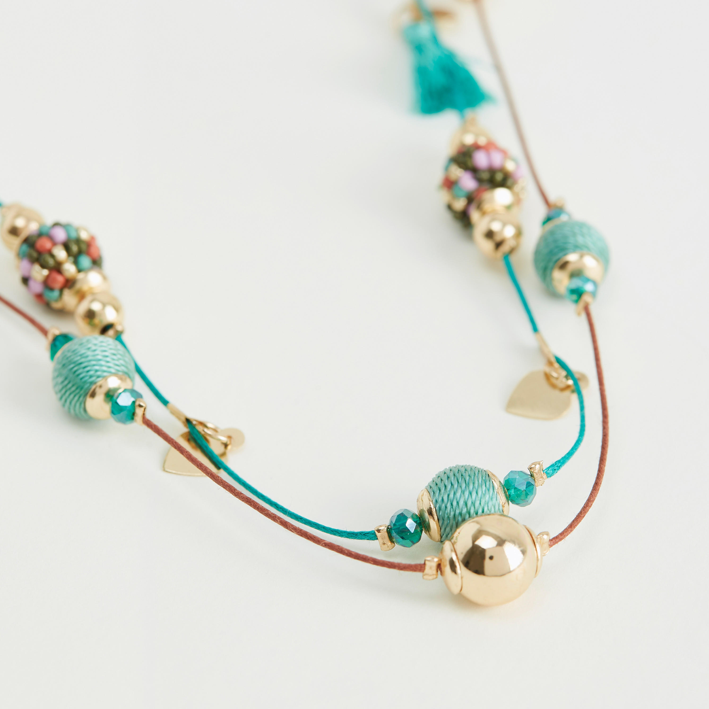 قلادة مزيّنة بدلّايات شرّابات-women-watchesandjewellery-jewellery-necklacesandpendants-image-2