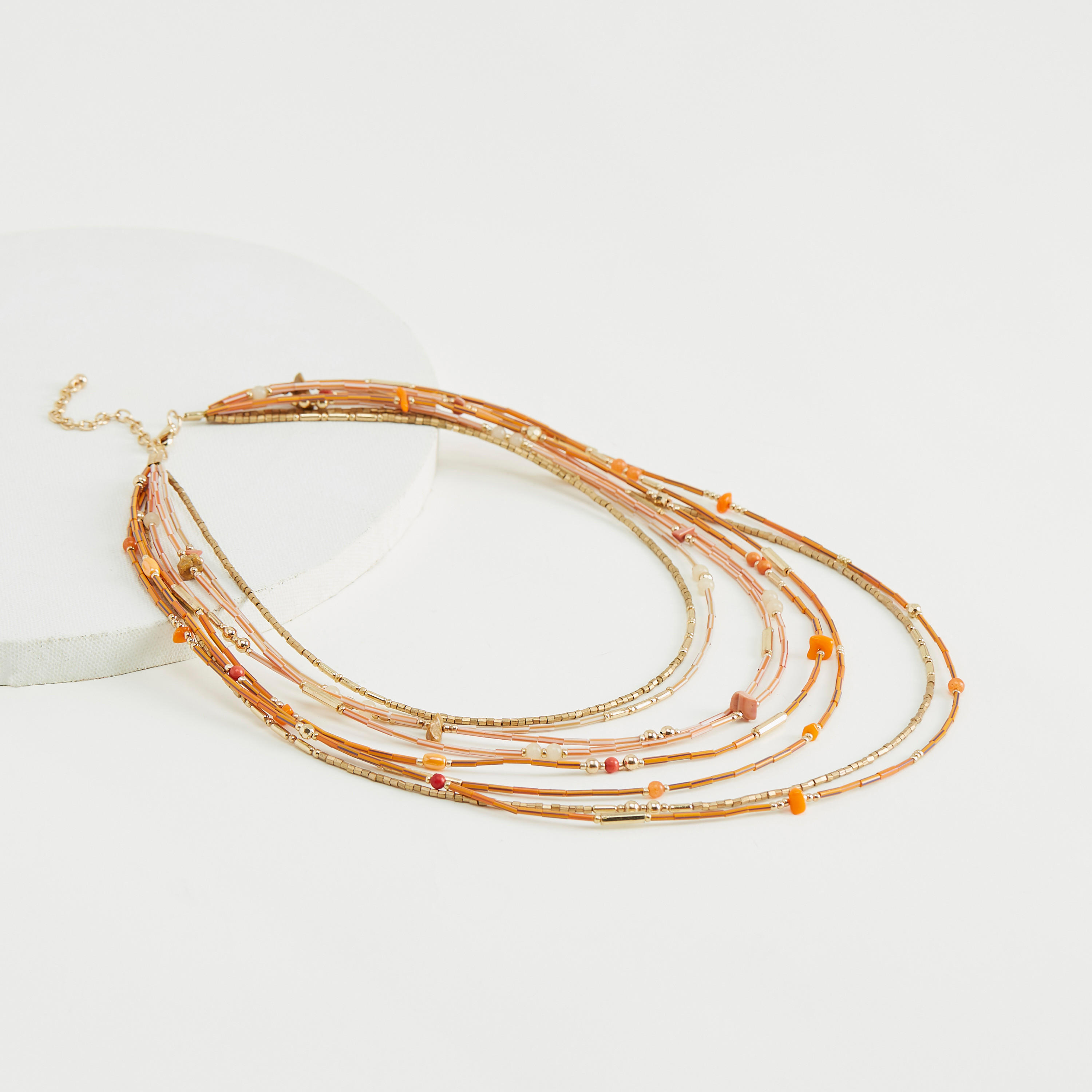 Embellished Multi-Layered Necklace with Lobster Clasp-women-watchesandjewellery-jewellery-necklacesandpendants-image-4