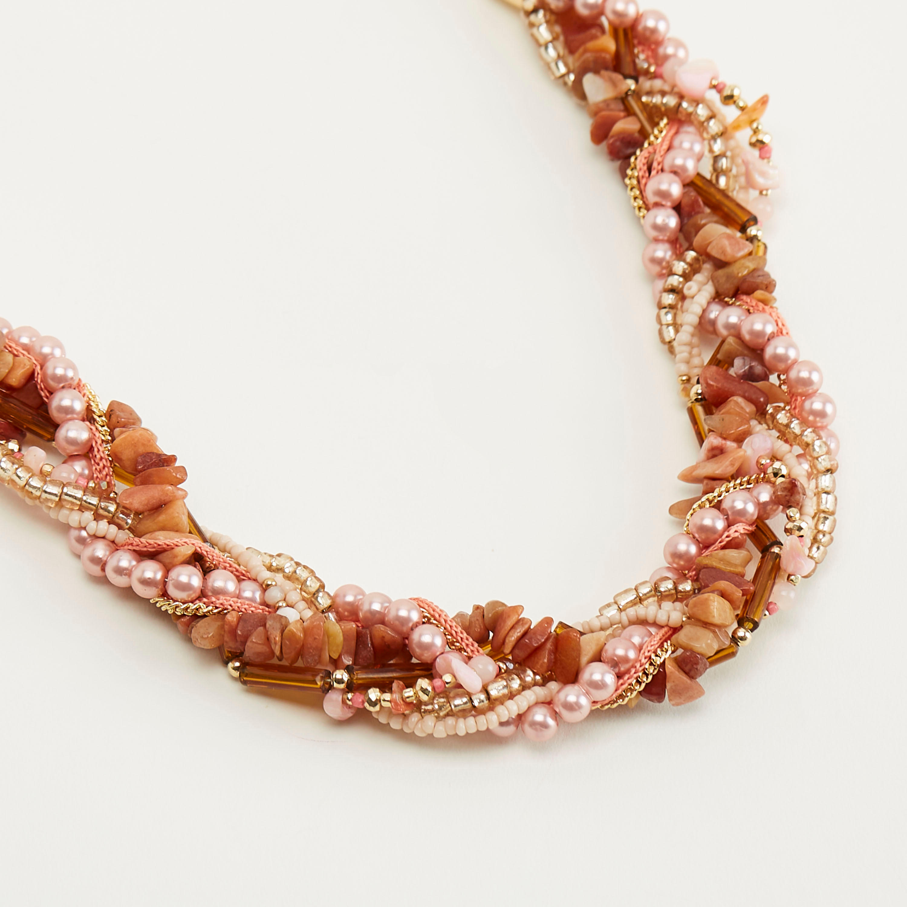 عقد مزيّن بالخرز بمشبك إغلاق-women-watchesandjewellery-jewellery-necklacesandpendants-image-1