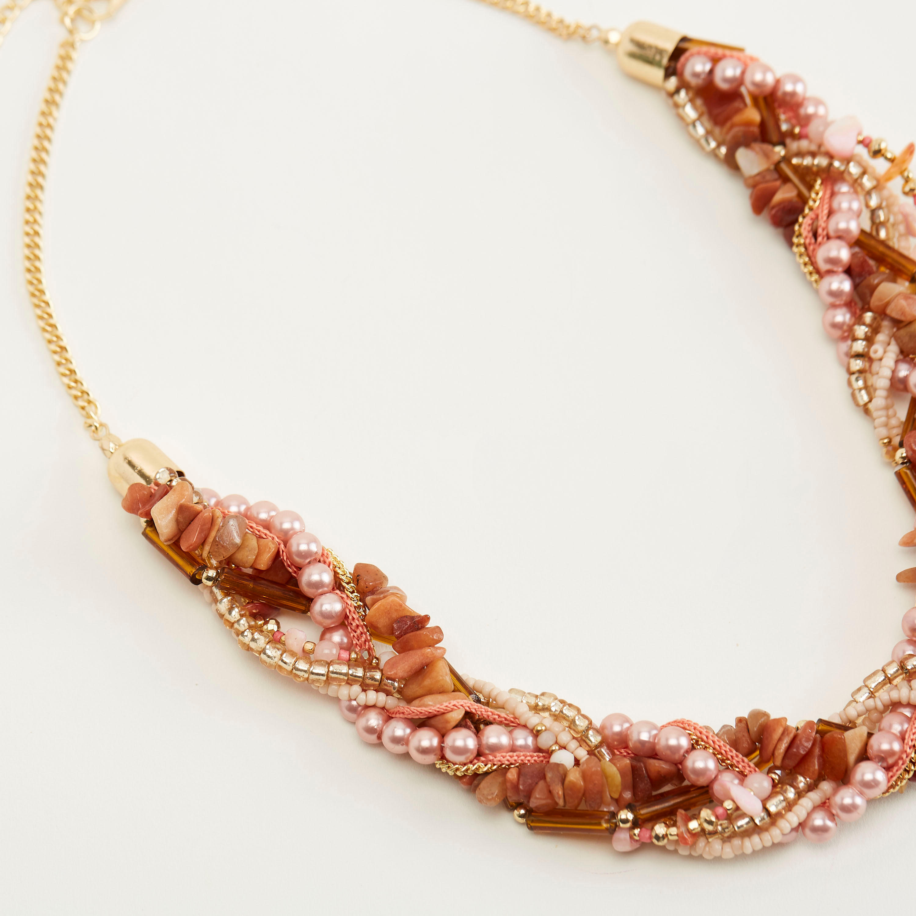 عقد مزيّن بالخرز بمشبك إغلاق-women-watchesandjewellery-jewellery-necklacesandpendants-image-3