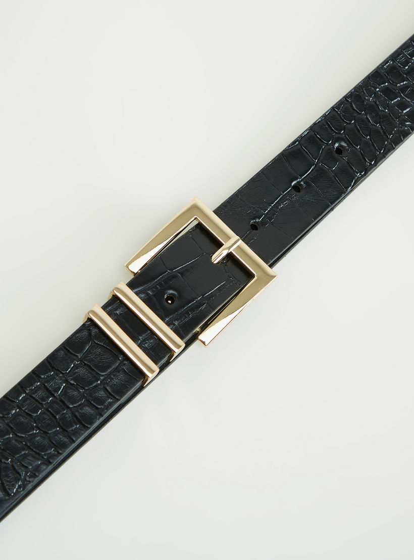 Reptilian Textured Belt with Pin Buckle-women-clothingaccessories-belts-image-3