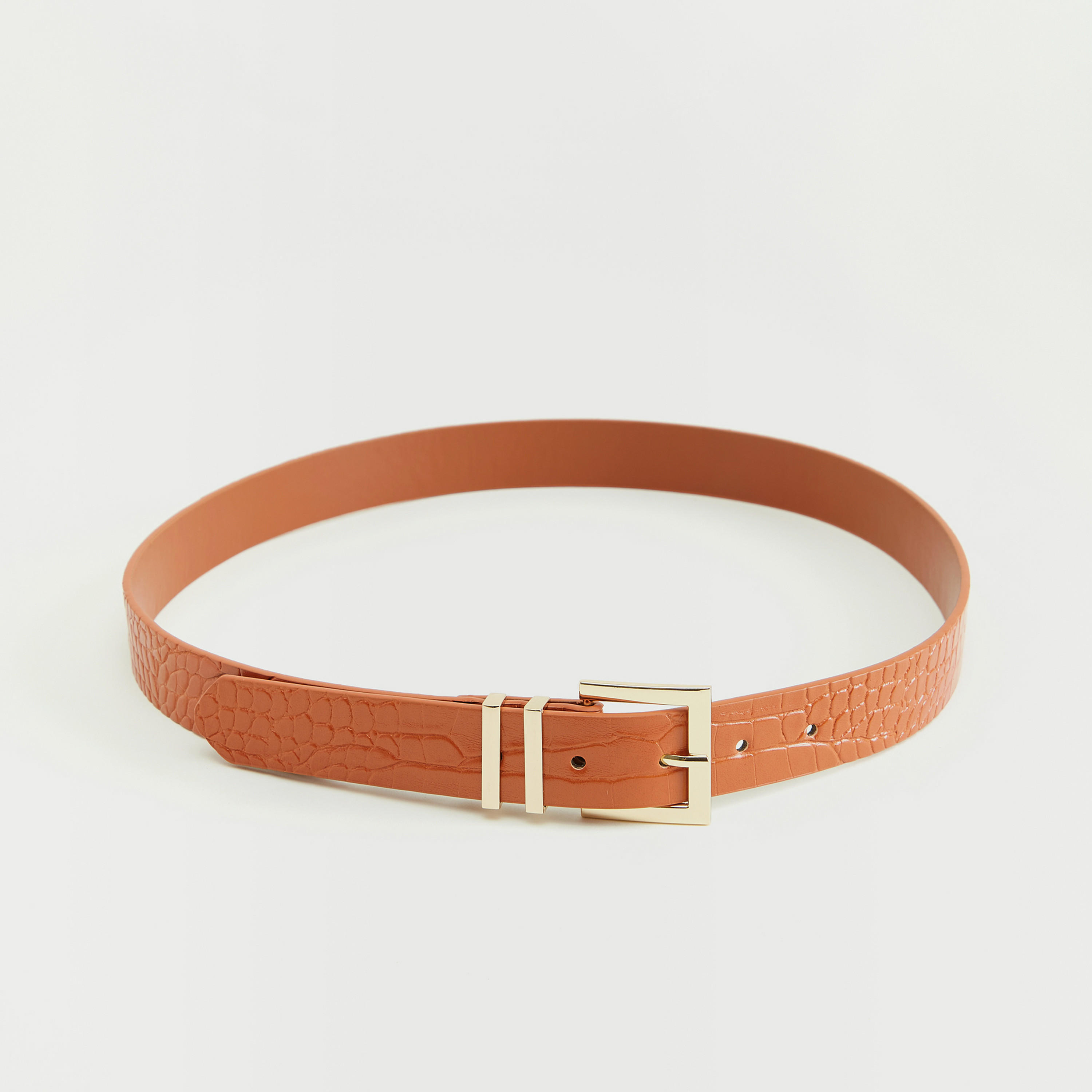 Reptilian Textured Belt with Pin Buckle-women-clothingaccessories-belts-image-4