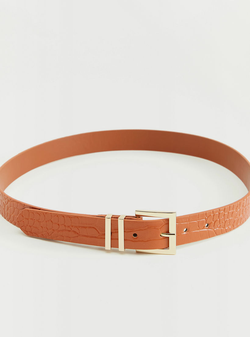 Reptilian Textured Belt with Pin Buckle-women-clothingaccessories-belts-image-4