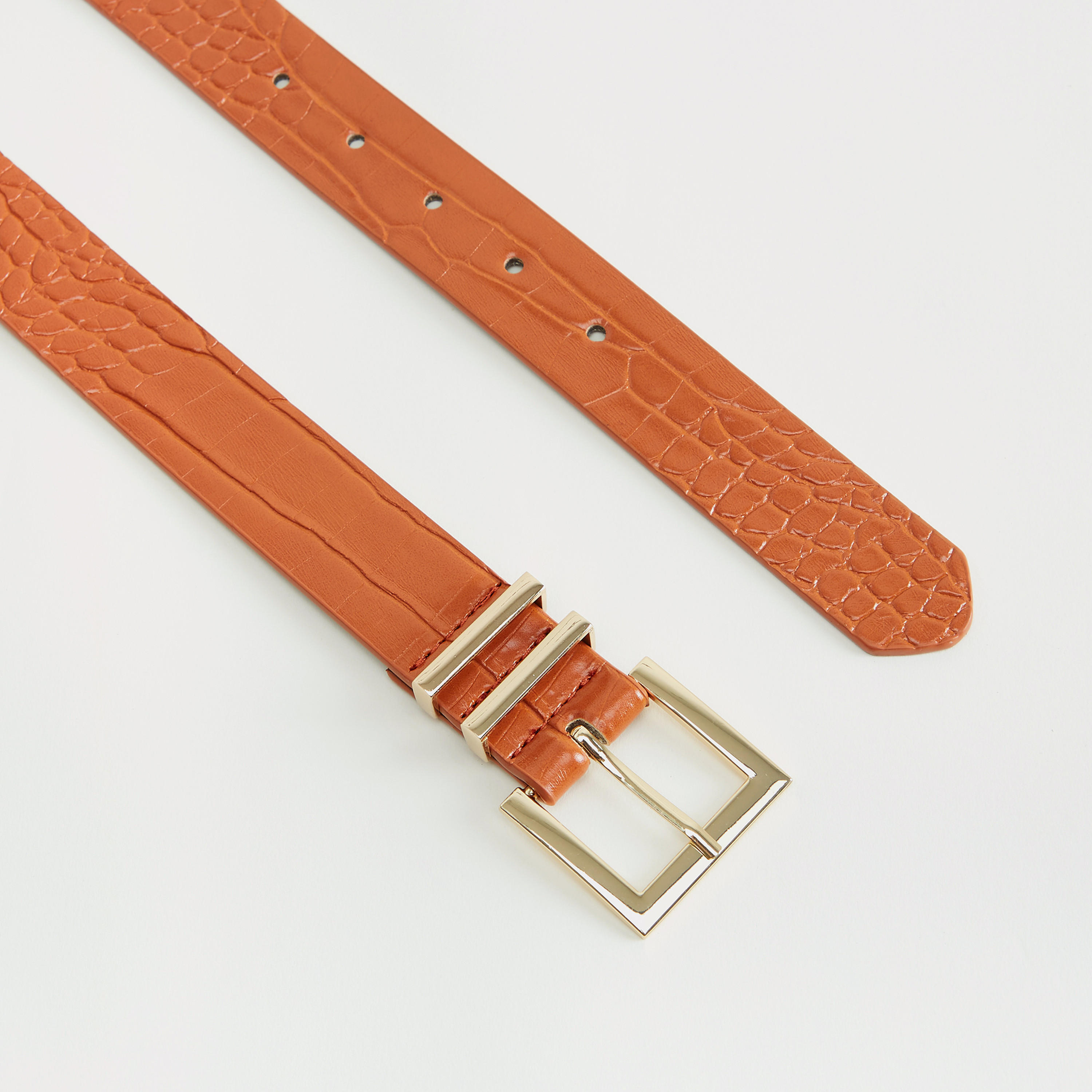 Reptilian Textured Belt with Pin Buckle-women-clothingaccessories-belts-image-5