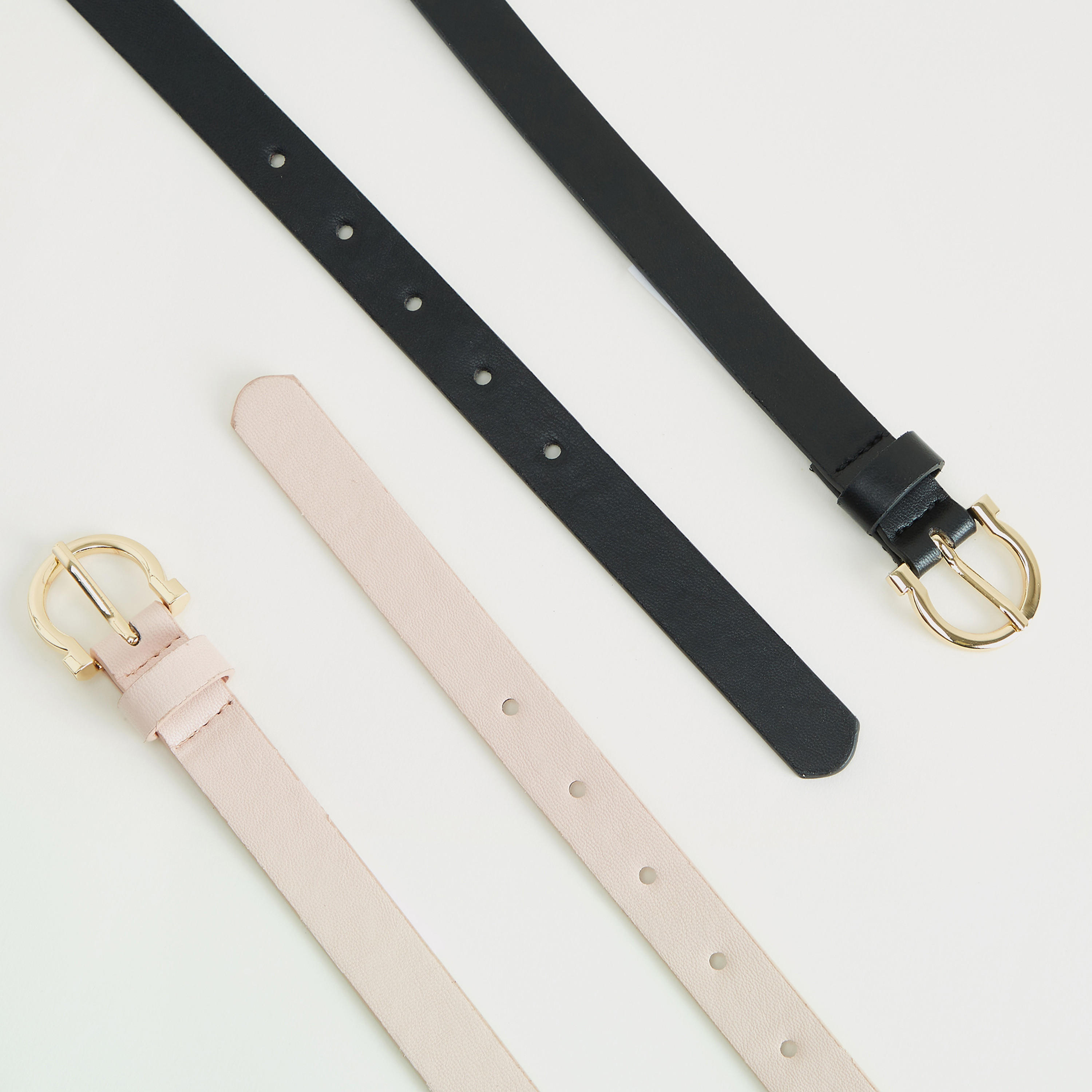 حزام بارز الملمس بإبزيم بدبوس - طقم من قطعتين-women-clothingaccessories-belts-image-6