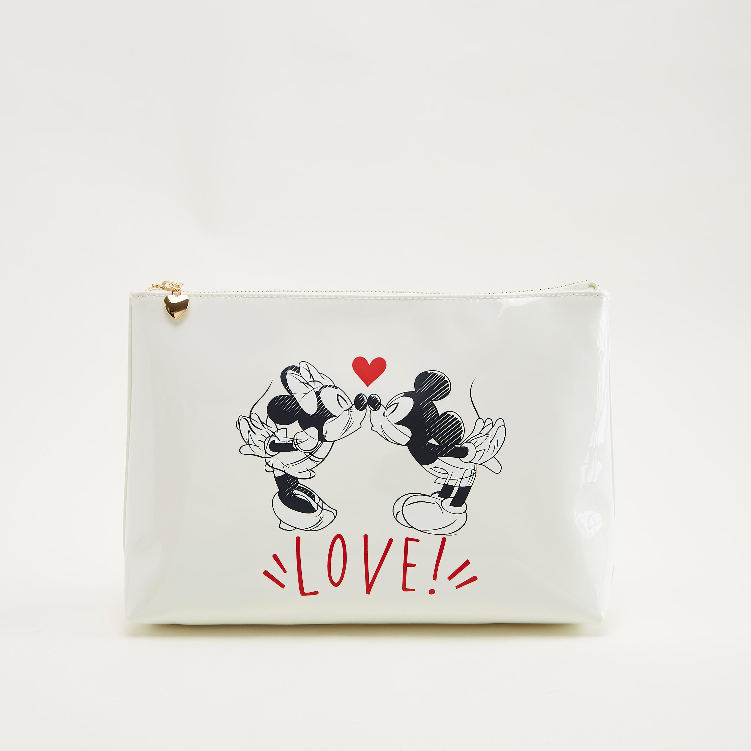 شنطة صغيرة بطبعات ميكي وميني ماوس مع سحّاب إغلاق-women-bagsandwallets-handbags-image-1