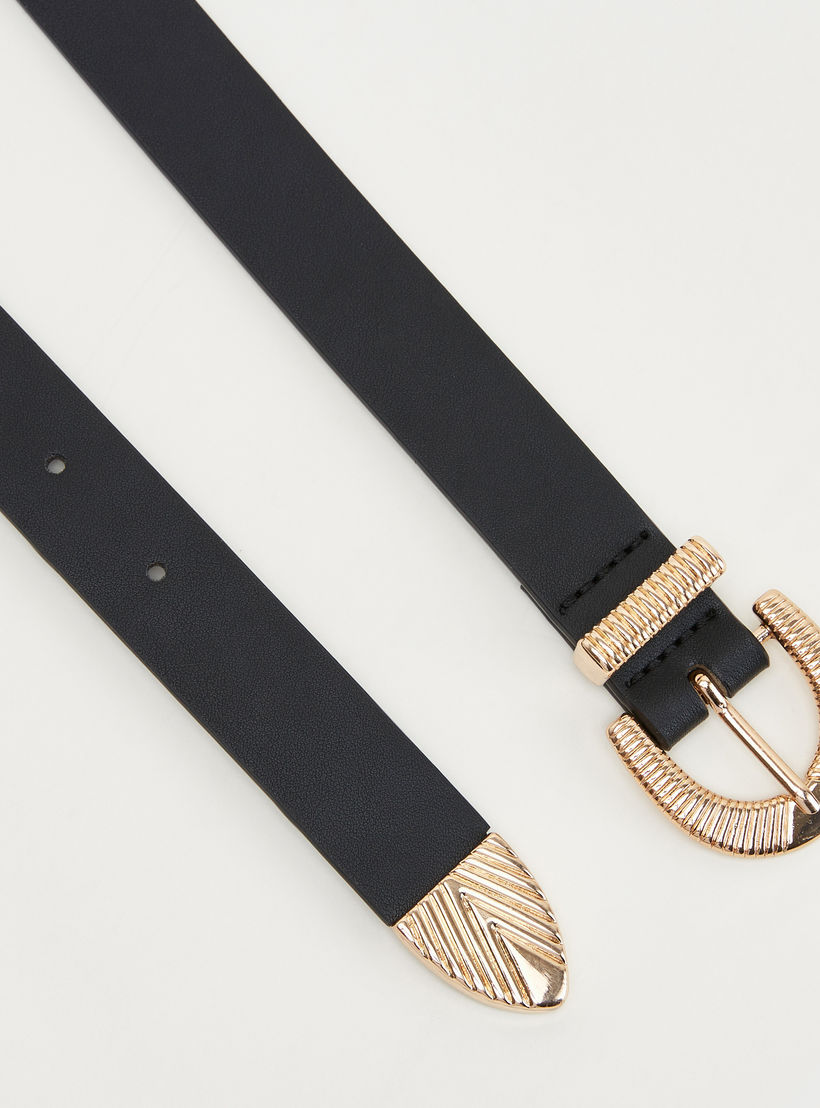 Textured Ornate Belt with Pin Buckle-women-clothingaccessories-belts-image-5