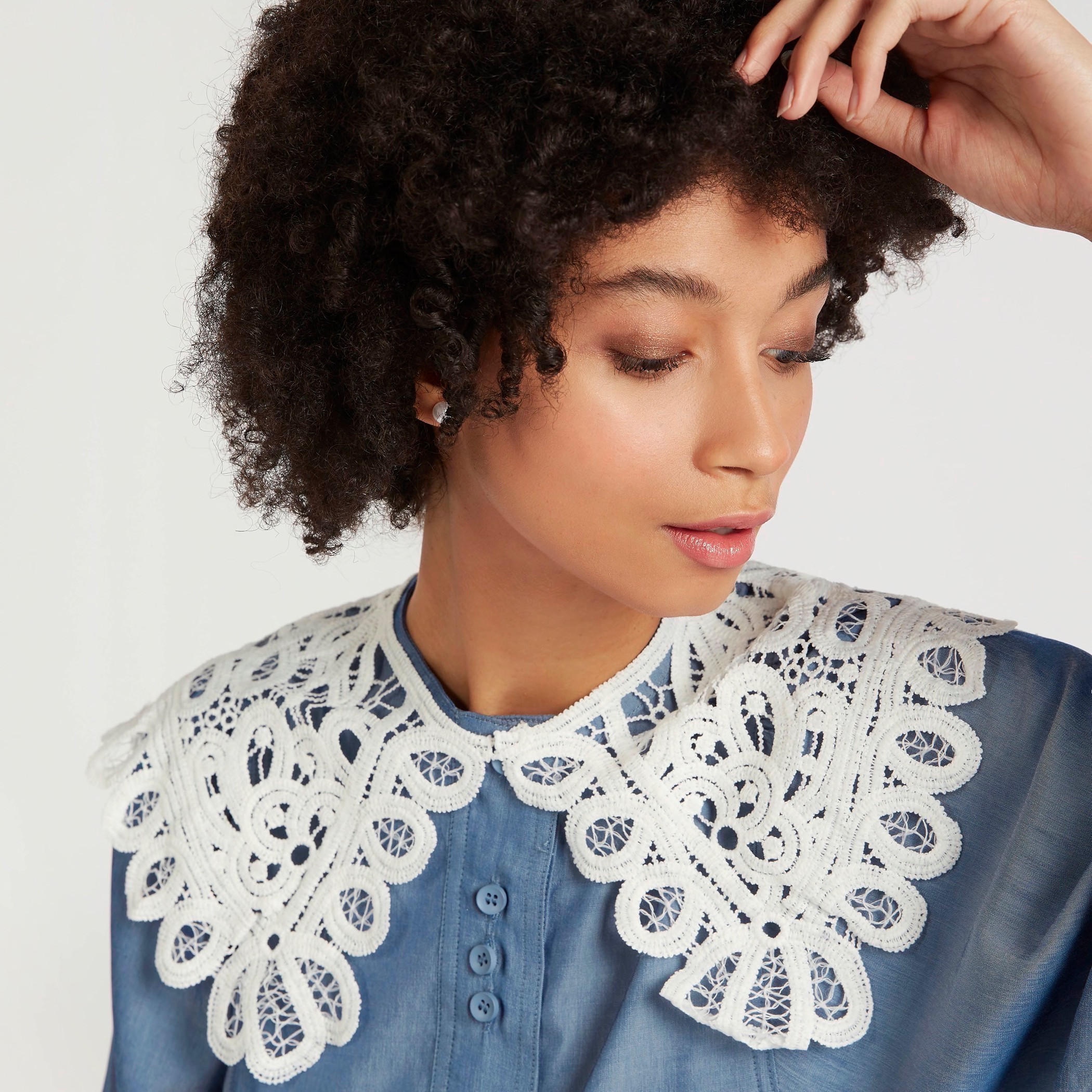 Lace Detailed Scarf with Tie-Ups-women-clothingaccessories-scarves-image-2