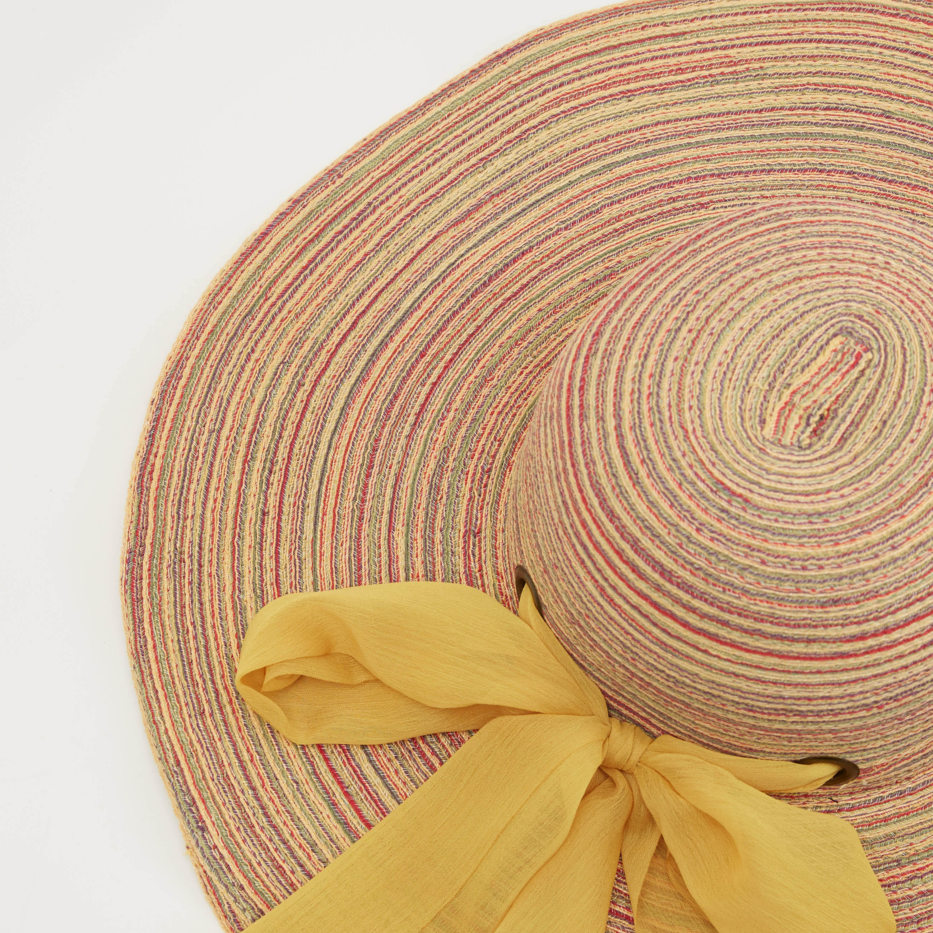 قبعة بارزة الملمس بفيونكة-women-clothingaccessories-capsandhats-image-1