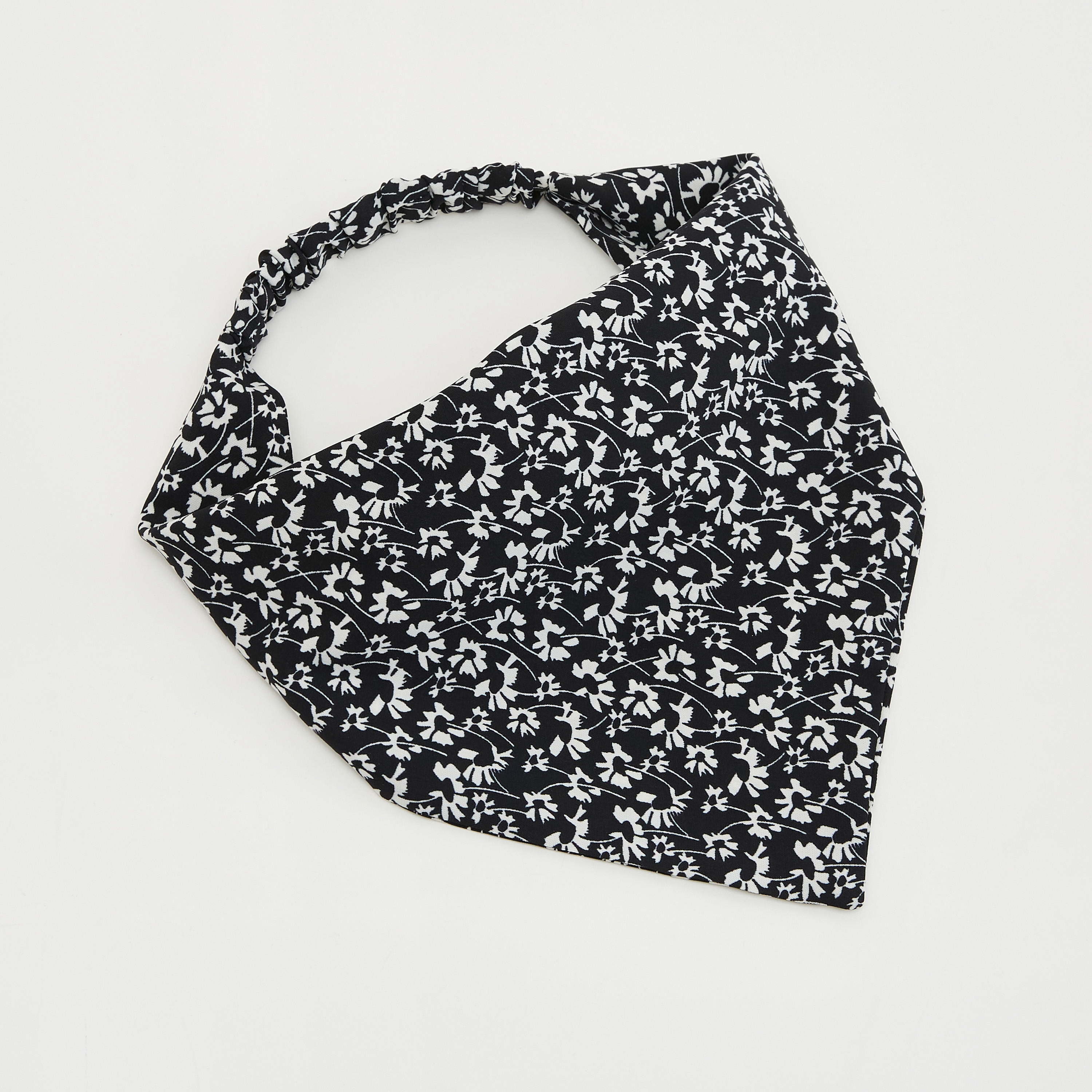 Floral Print Bandana with Elasticated Strap-women-hairaccessories-image-1